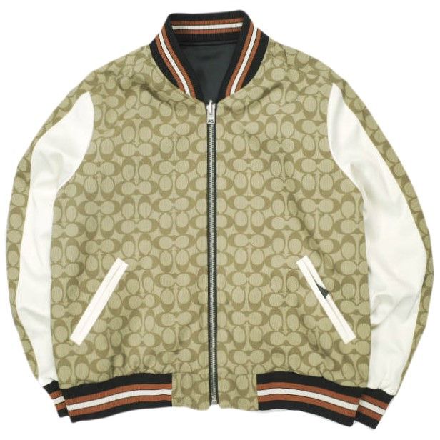 Coach Coach COACH Signature Souvenir Jacket Satin Outerwear Others Outerwear CG460 DUTY FREE for USA Size ONE SIZE - 3 Thumbnail