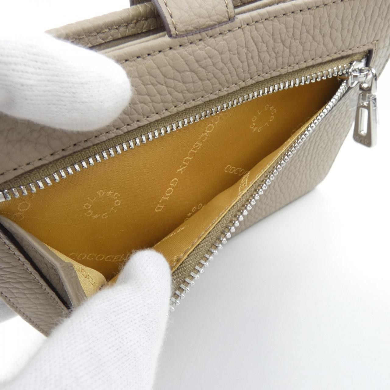 Other Other COCOCELUX GOLD Card Case Leather Card Case 205DA0474 DUTY FREE for USA Size ONE SIZE - 7 Thumbnail