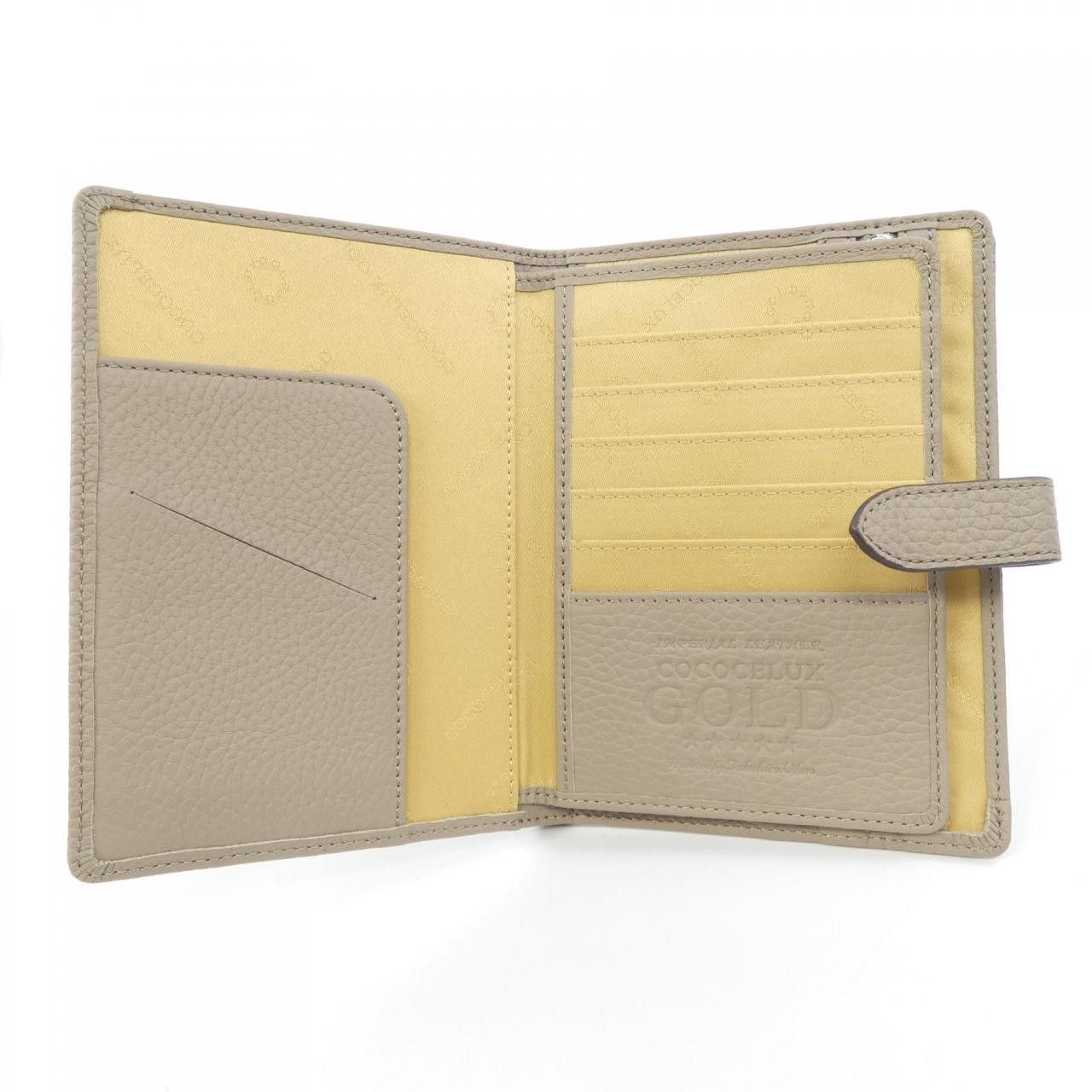 Other Other COCOCELUX GOLD Card Case Leather Card Case 205DA0474 DUTY FREE for USA Size ONE SIZE - 4 Thumbnail