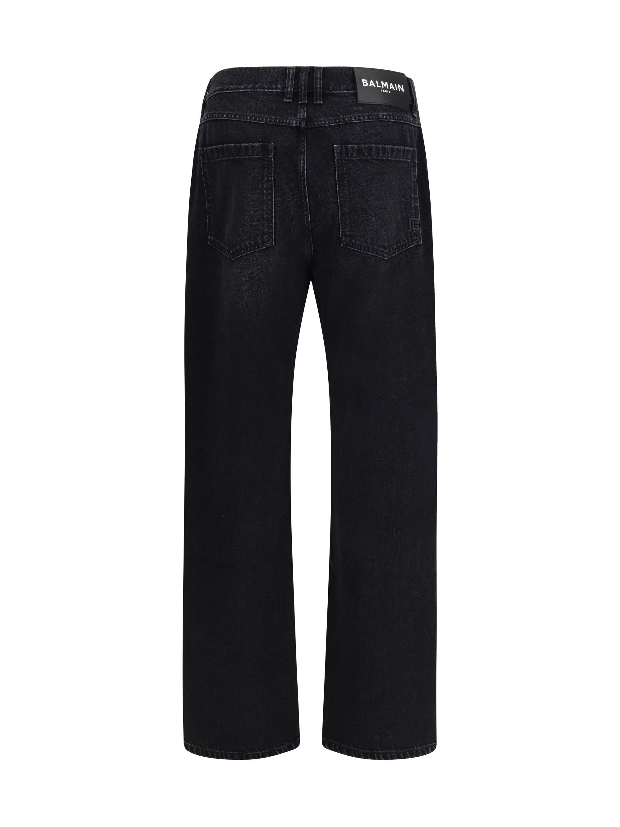 Balmain Loose-fit denim Jeans Size US 30 / EU 46 - 2 Thumbnail