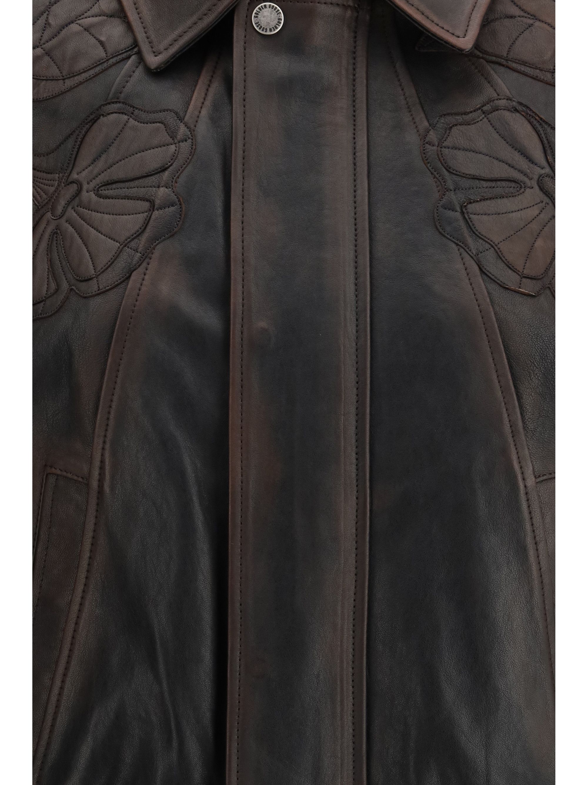 Golden Goose Nappa leather bomber Jacket Size M / US 6-8 / IT 42-44 - 3 Thumbnail