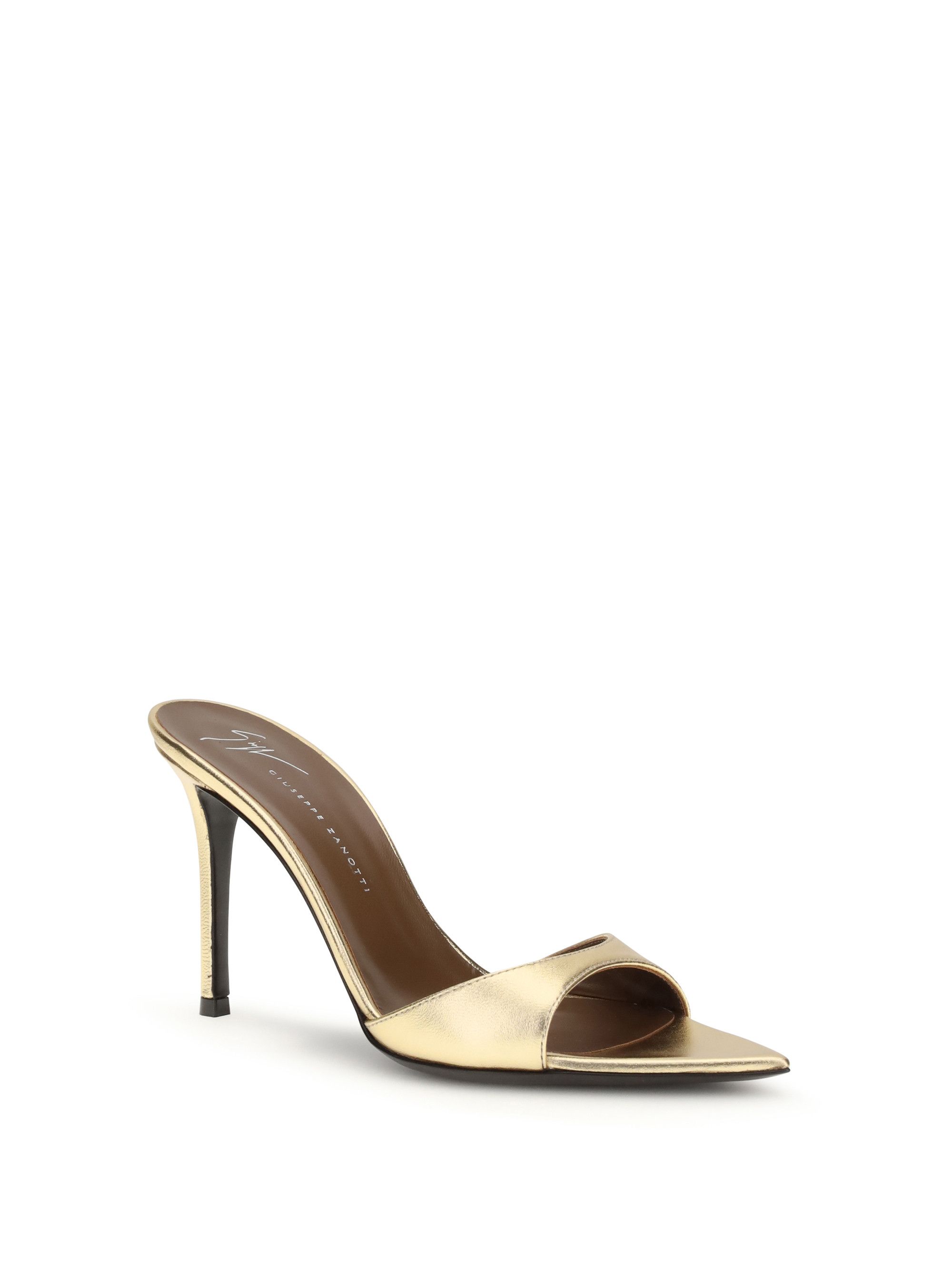 Giuseppe Zanotti Intriigo Mule Sandals Size US 8.5 / IT 38.5 - 2 Thumbnail