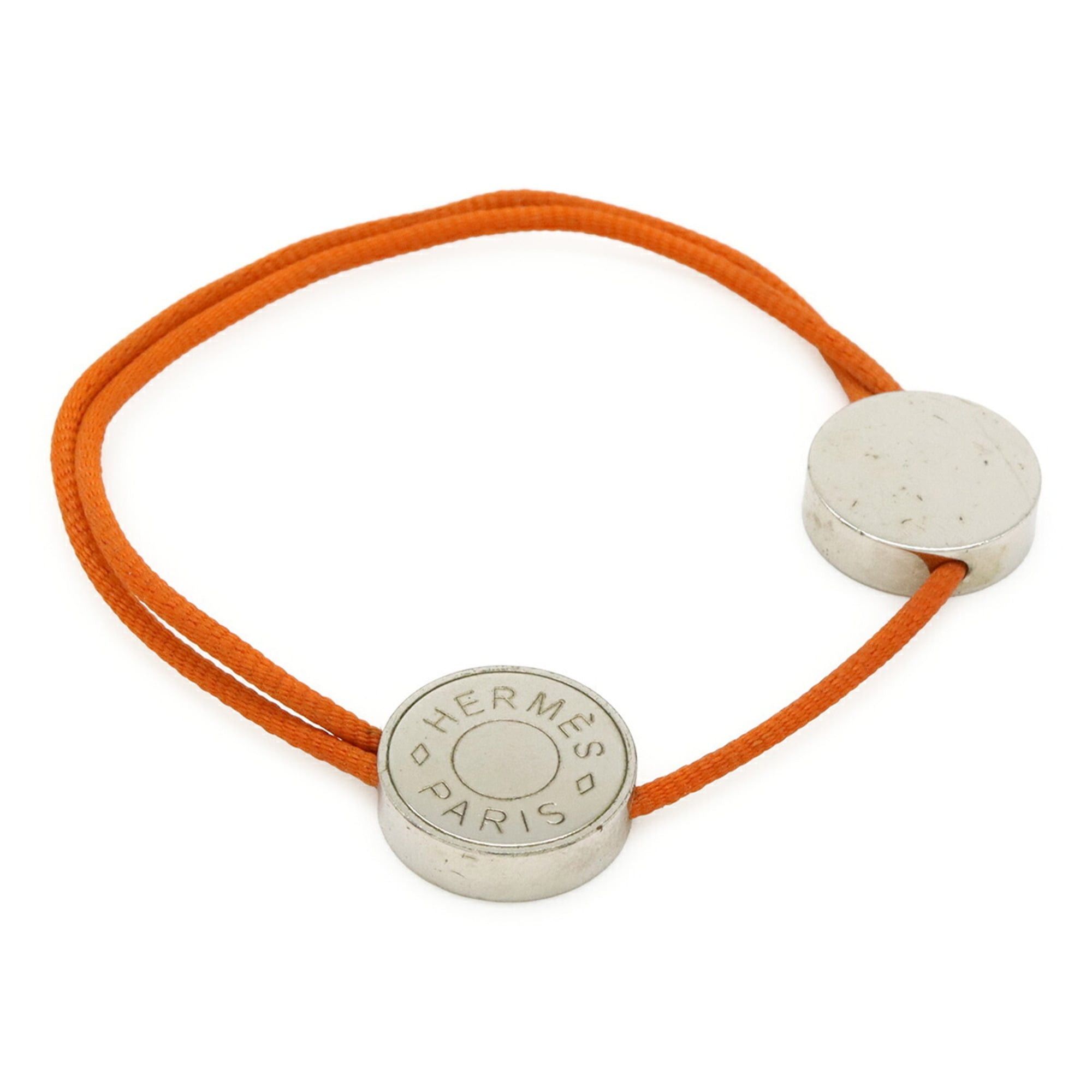 Hermes HERMES Serie Cord Bracelet, Cotton Cord, Orange Size ONE SIZE - 3 Thumbnail