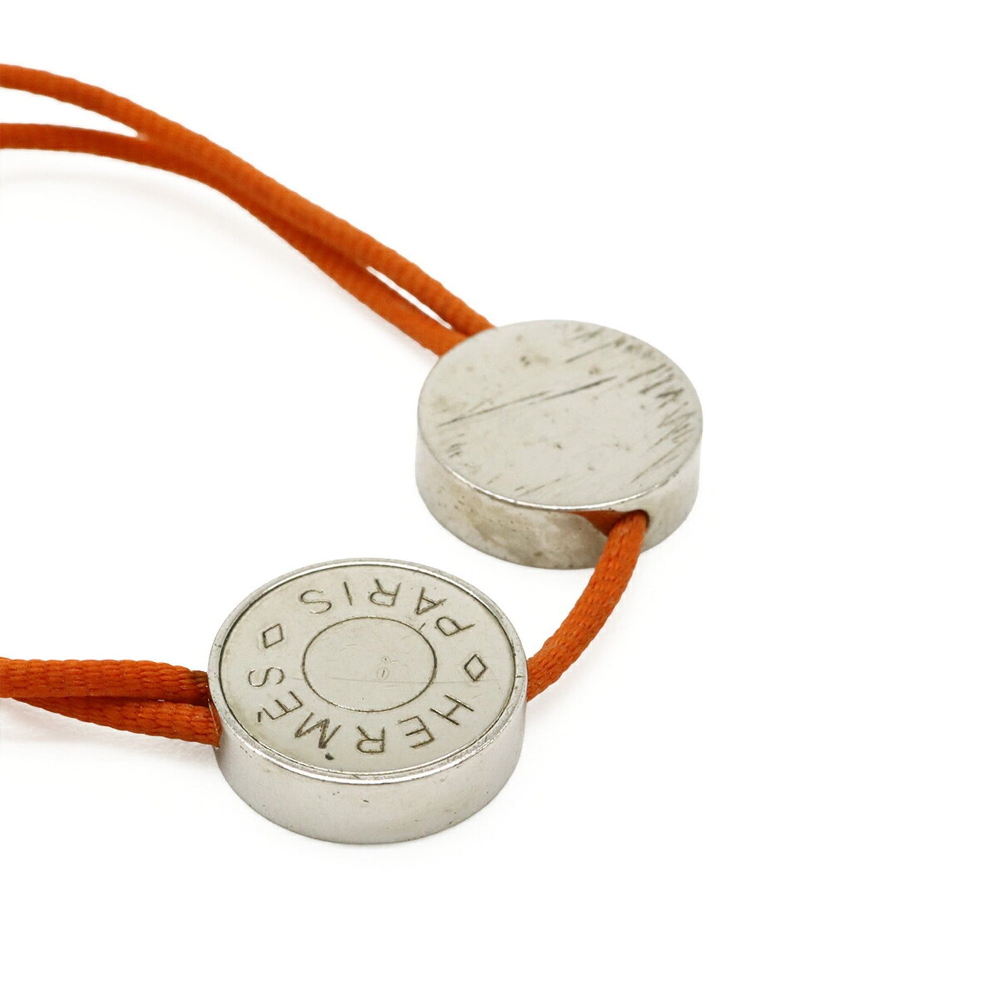 Hermes HERMES Serie Cord Bracelet, Cotton Cord, Orange Size ONE SIZE - 4 Thumbnail