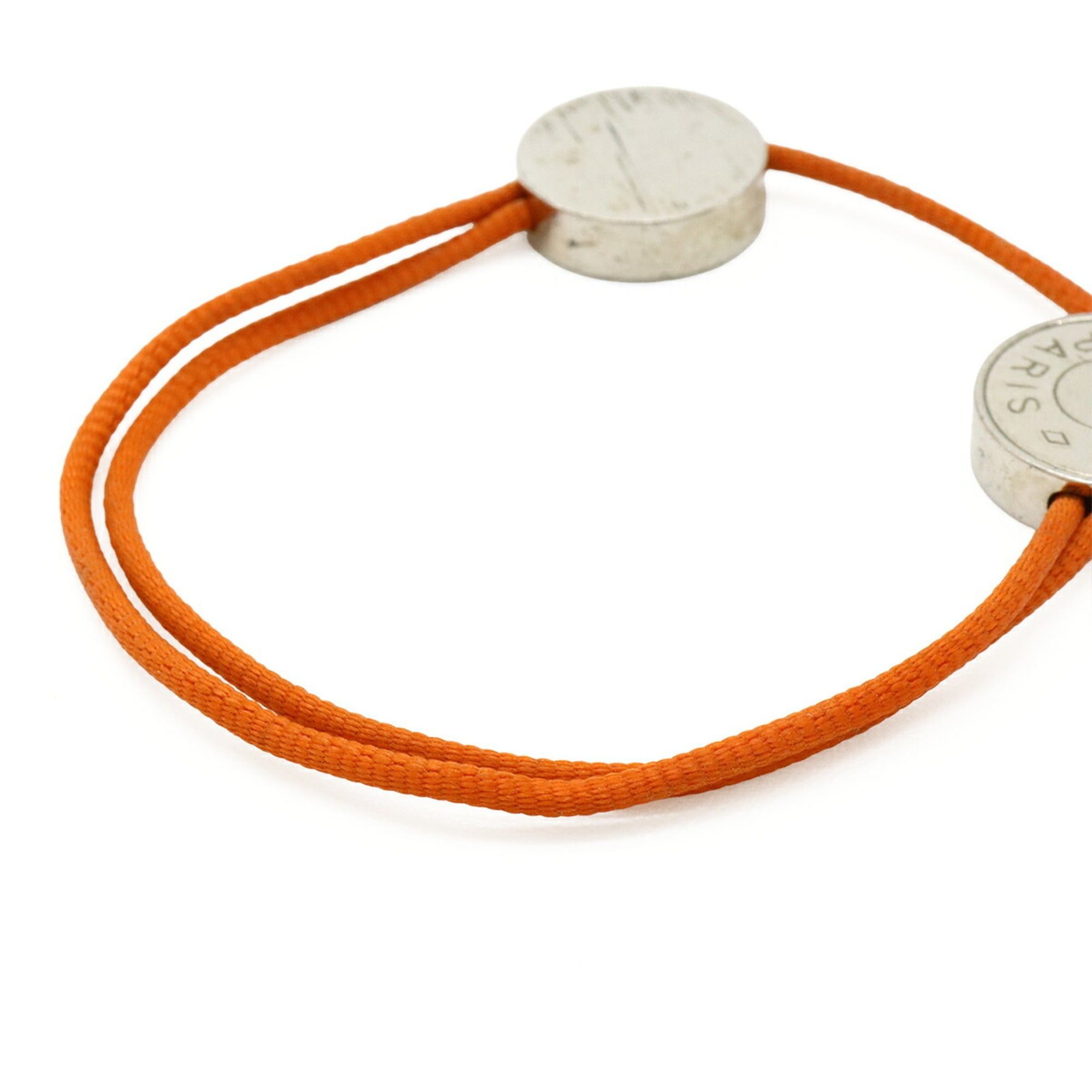 Hermes HERMES Serie Cord Bracelet, Cotton Cord, Orange Size ONE SIZE - 5 Thumbnail