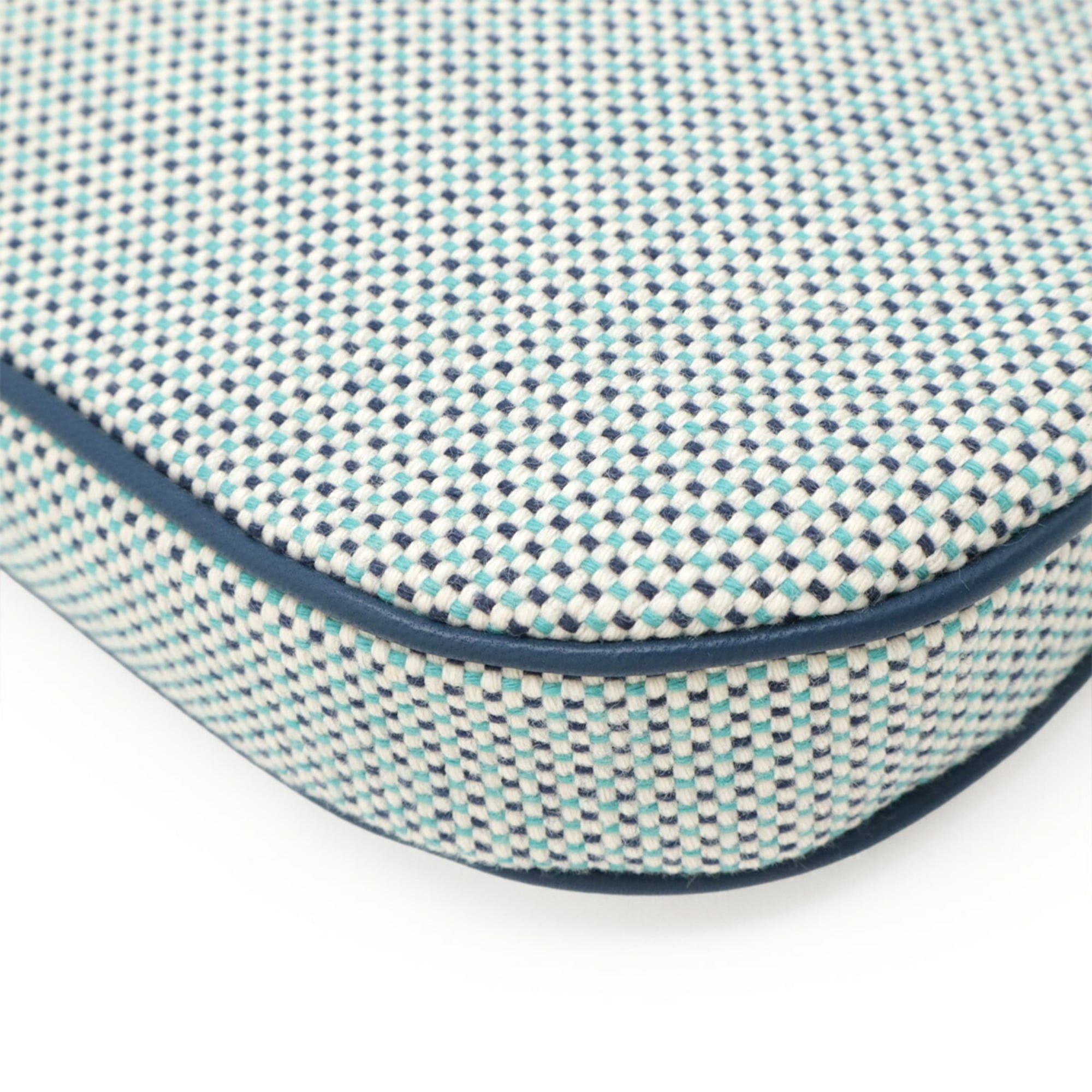 Hermes HERMES Echappé Pouch Multi-Pouch Leather Cotton Marine Blue Size ONE SIZE - 4 Thumbnail