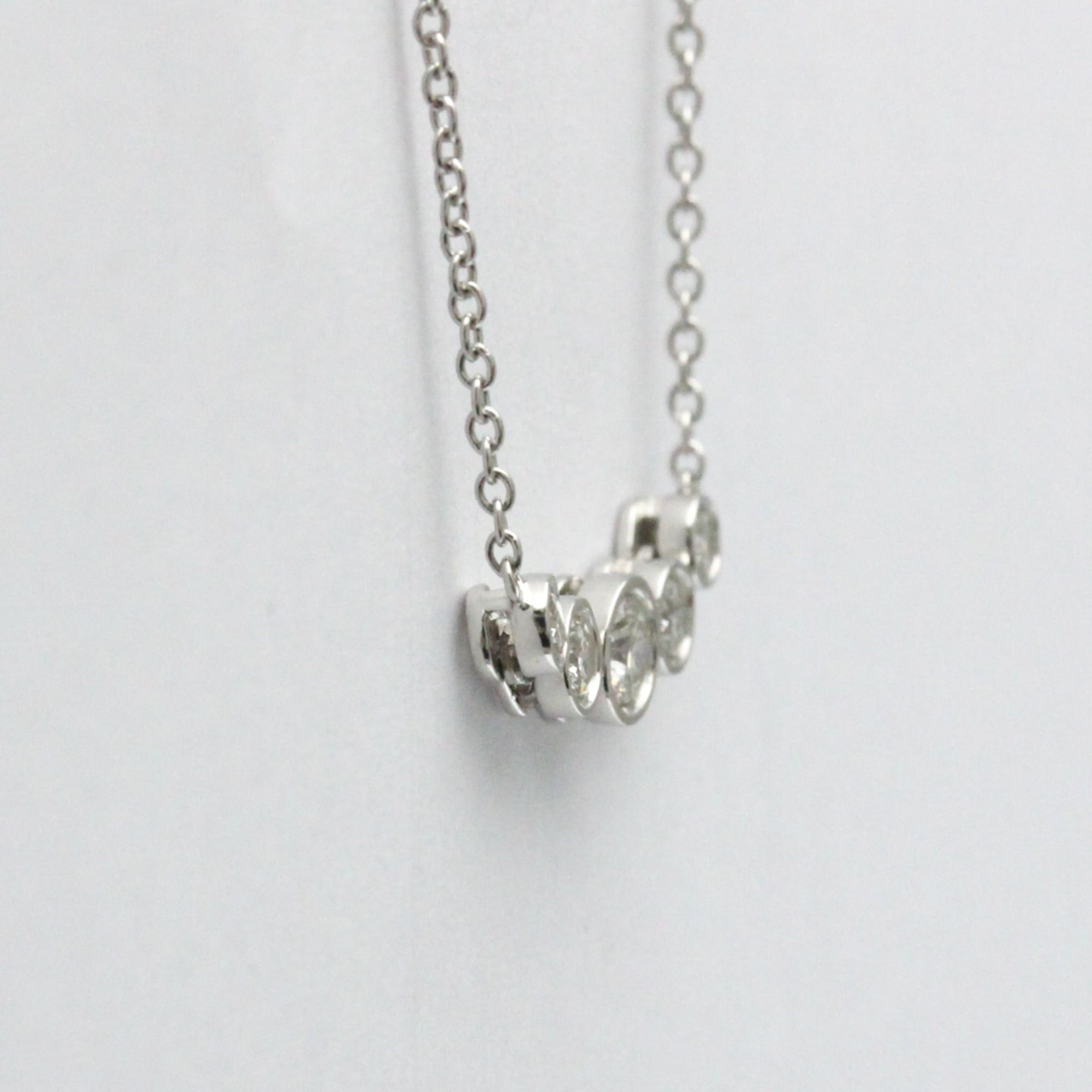 Tiffany & Co. Tiffany Jazz Graduated Necklace Platinum Diamond Men,Women Fashion Pendant Necklace (Silver) Size ONE SIZE - 5 Thumbnail