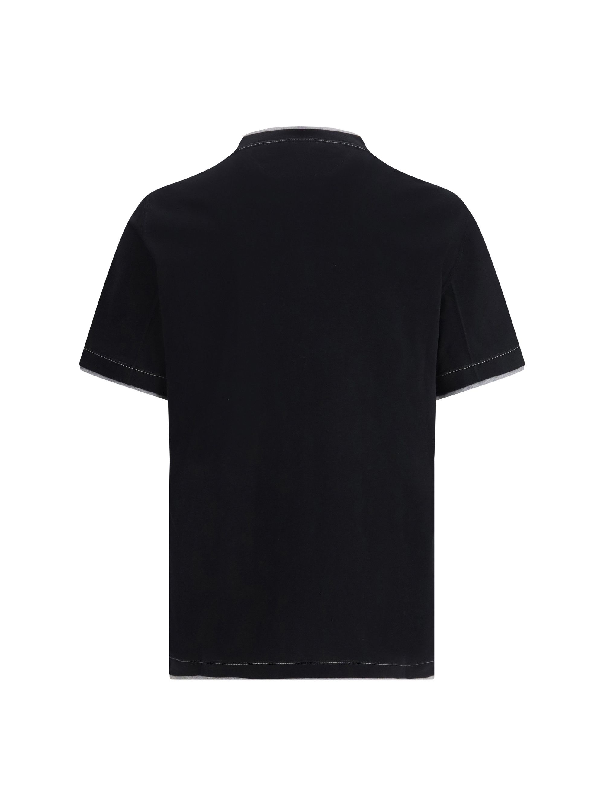 Brunello Cucinelli T-shirt in cotton with a logo Size US XS / EU 42 / 0 - 2 Thumbnail