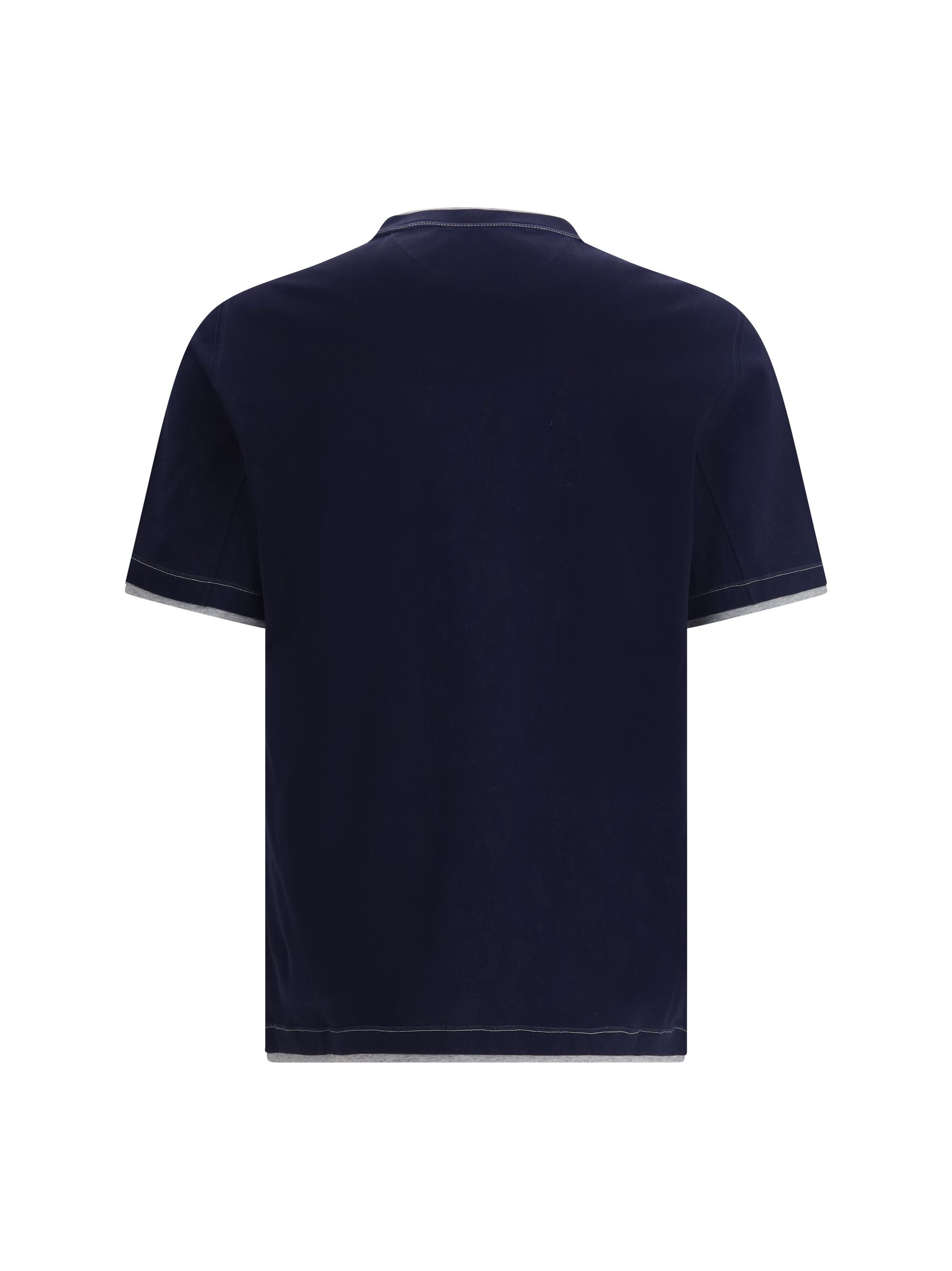 Brunello Cucinelli T-shirt in cotton with a logo Size US XS / EU 42 / 0 - 2 Thumbnail