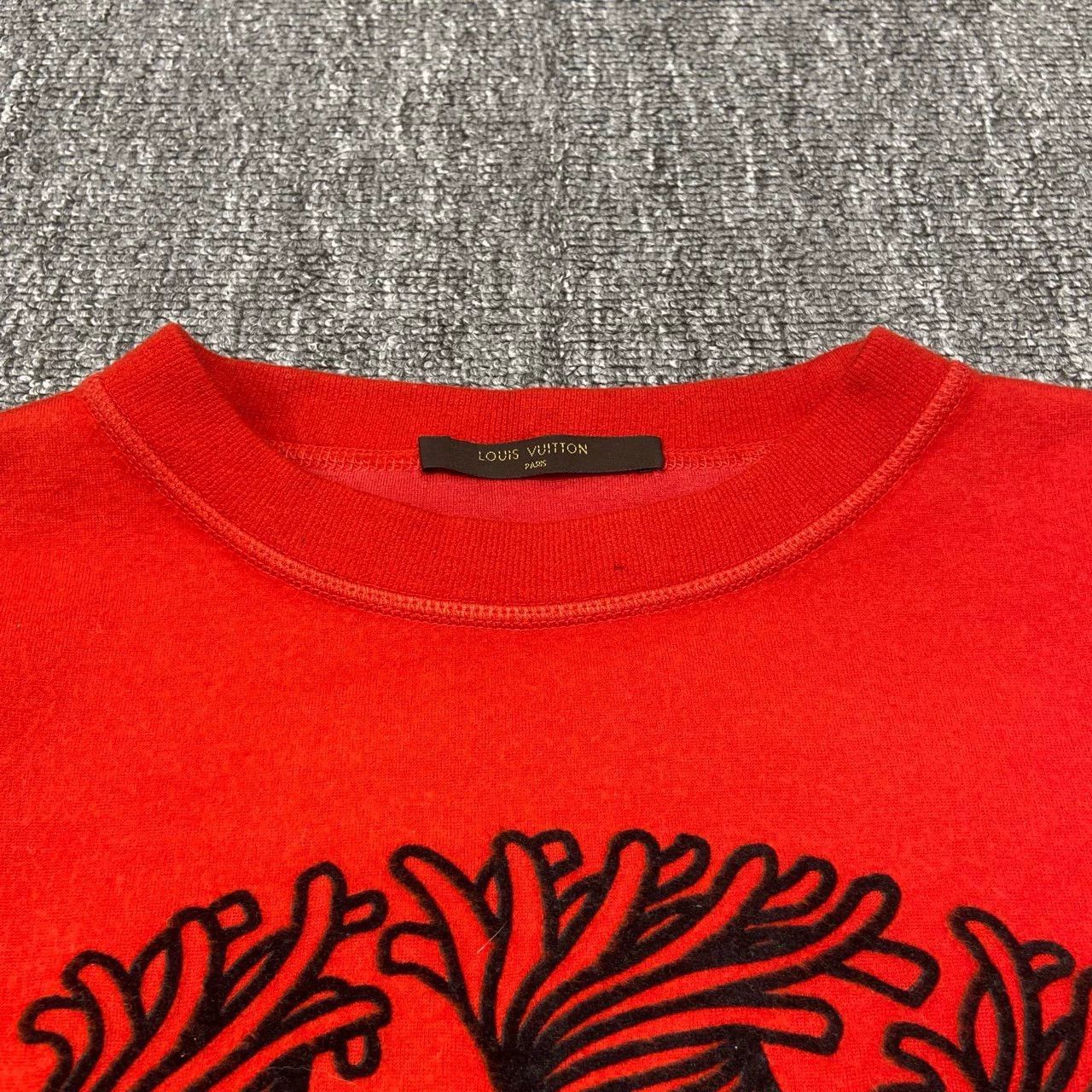 Louis Vuitton lv red limited edition knit sweatshirt Size M / US 6-8 / IT 42-44 - 7 Thumbnail