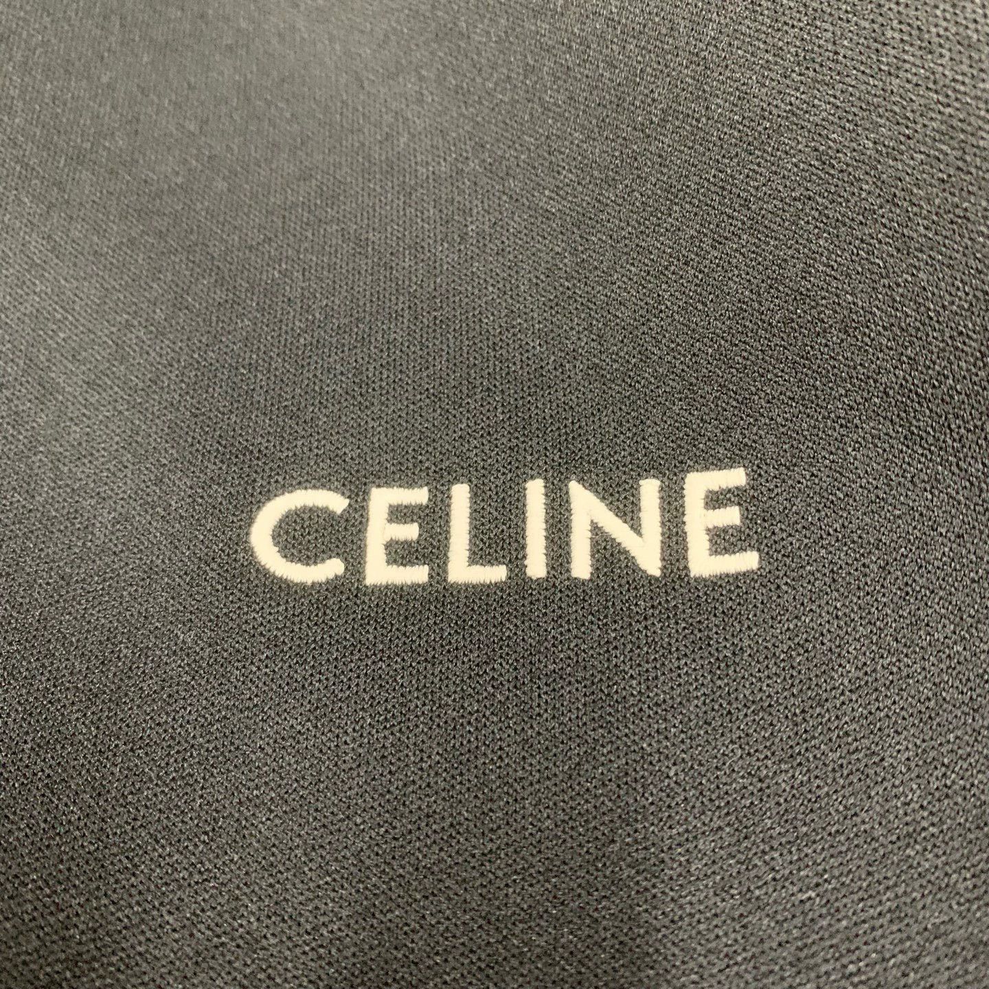 Celine celine black embroidered logo jacket size l Size US L / EU 52-54 / 3 - 9 Thumbnail