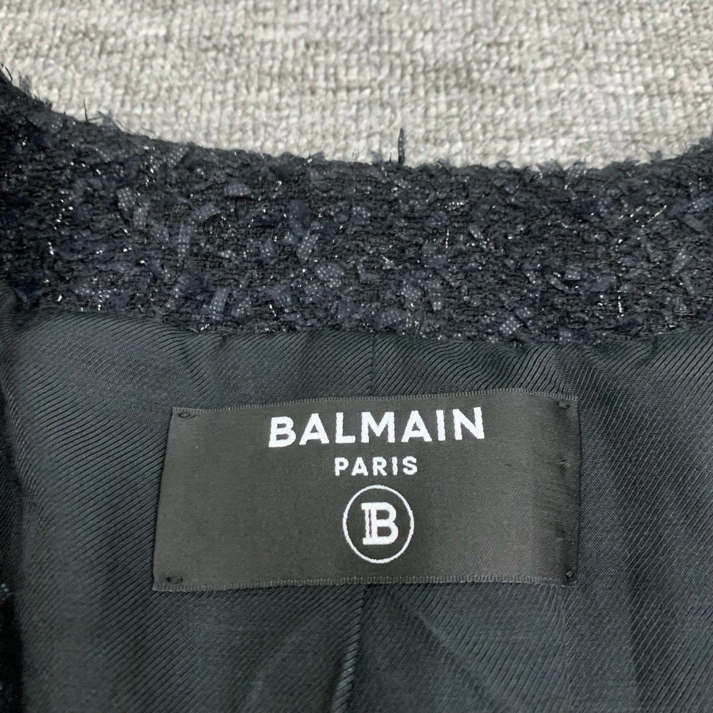 Balmain balmain black crystal logo gold button jacket Size M / US 6-8 / IT 42-44 - 6 Thumbnail