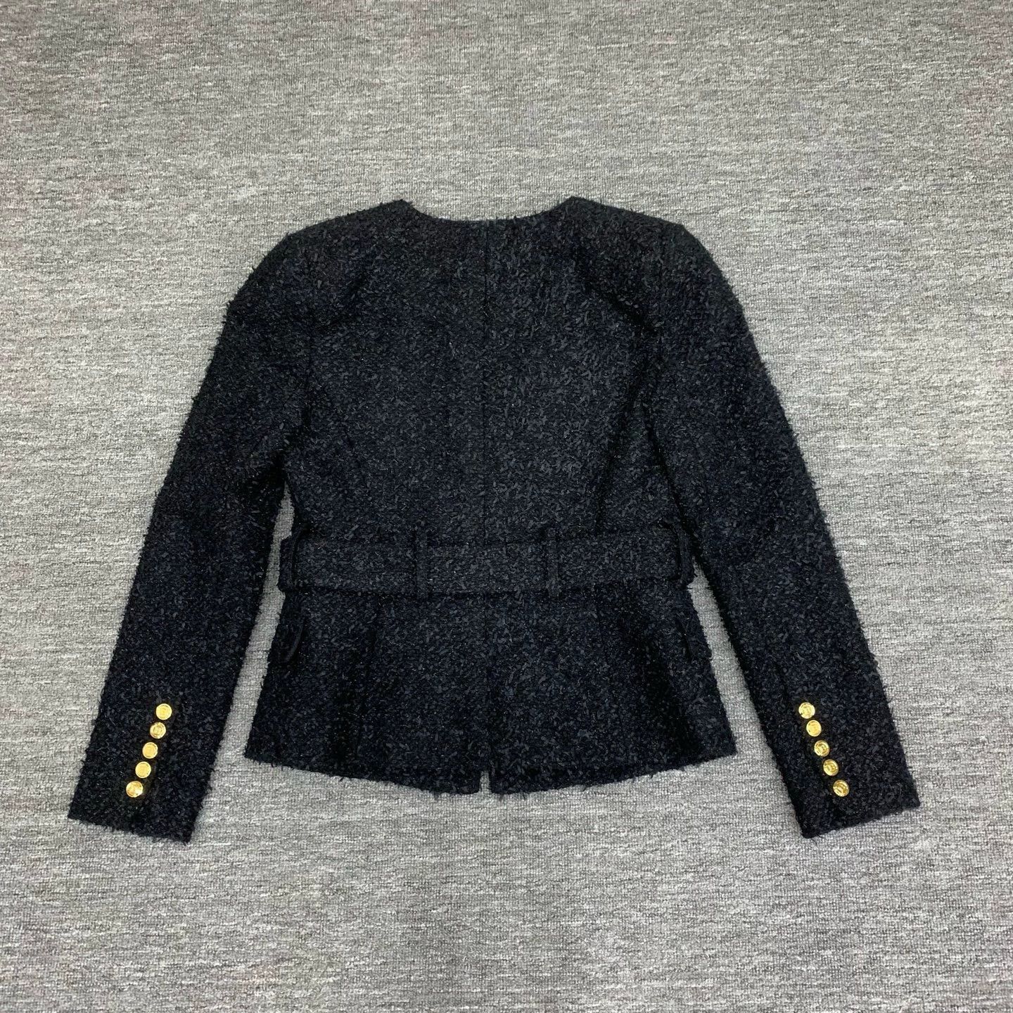 Balmain balmain black crystal logo gold button jacket Size M / US 6-8 / IT 42-44 - 2 Thumbnail