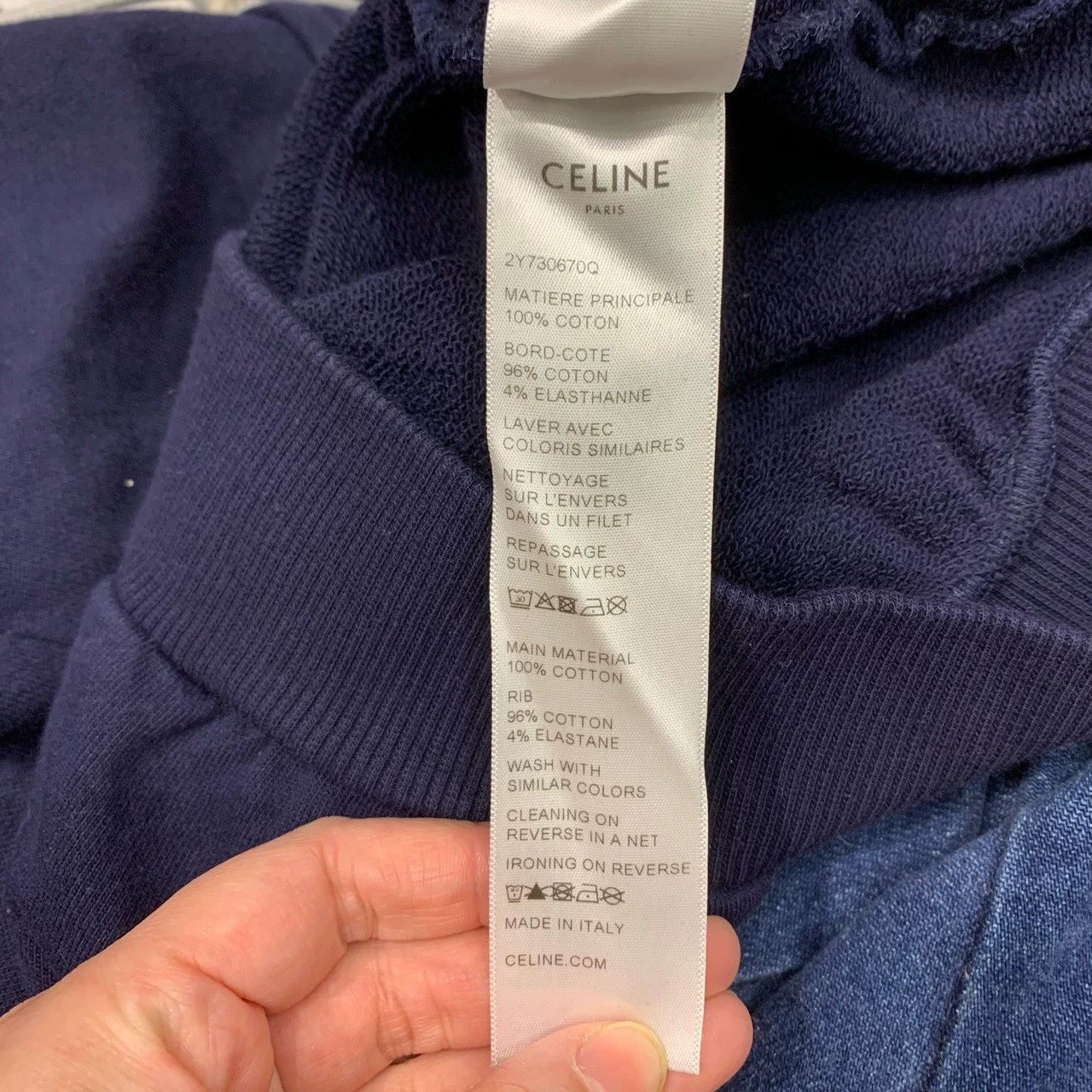 Celine celine hooded sweatshirt with layered design Size XS / US 0-2 / IT 36-38 - 7 Thumbnail