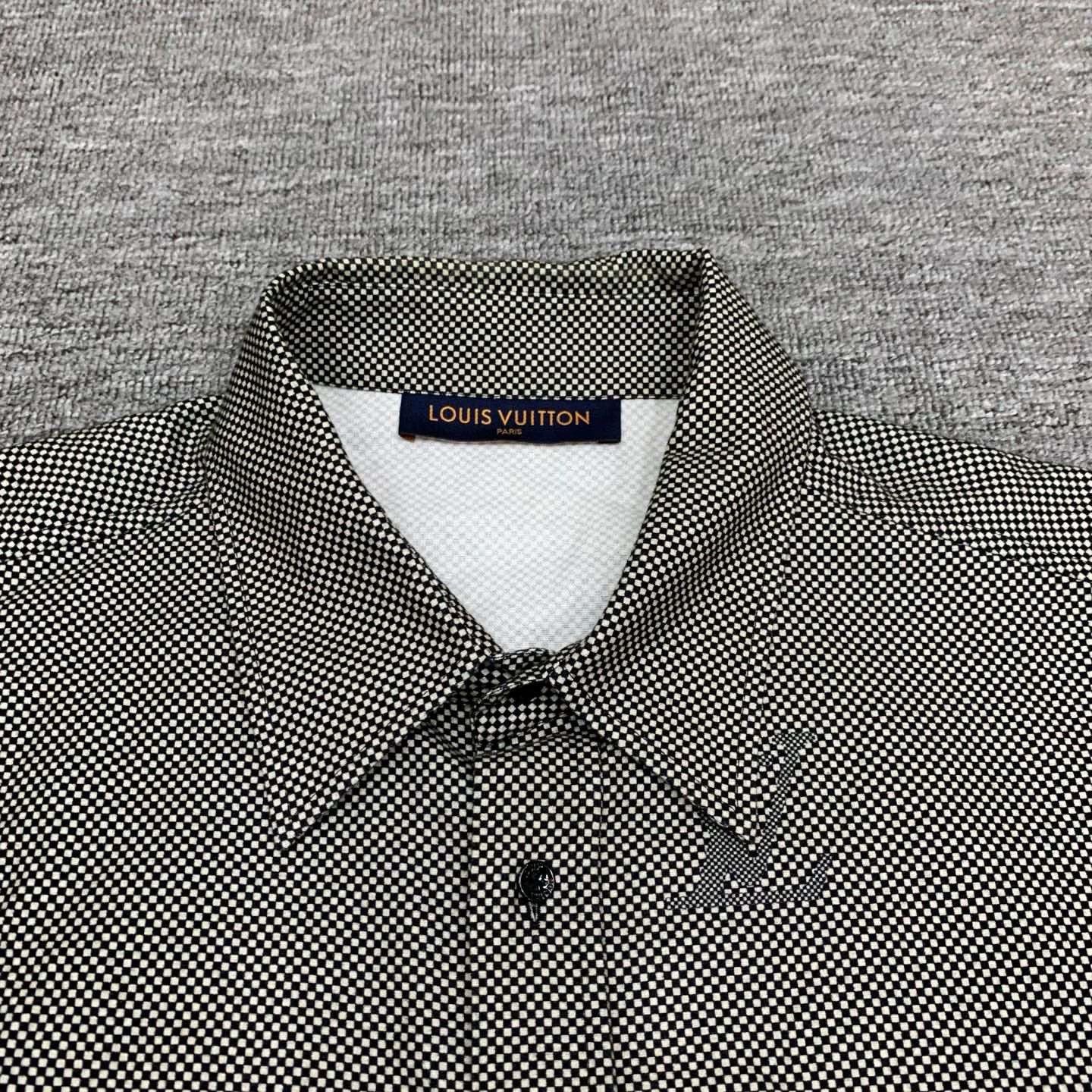 Louis Vuitton gray checkerboard logo shirt jacket Size US XXL / EU 58 / 5 - 7 Thumbnail