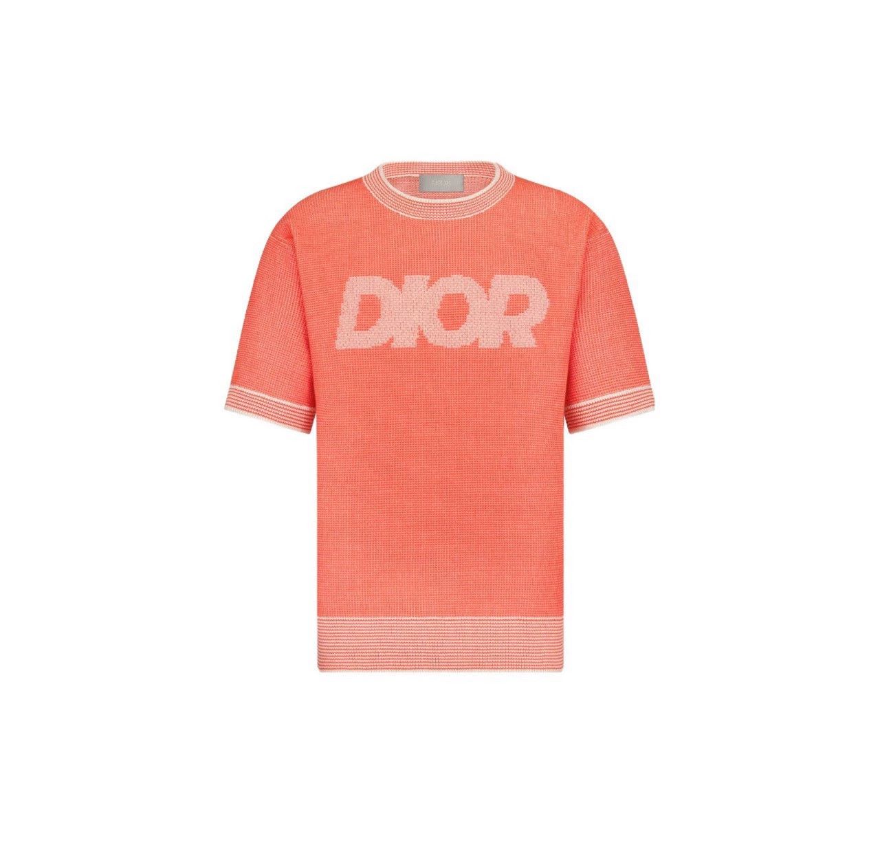 Dior Dior SS23 Coral Red Logo T-Shirt Size S / US 4 / IT 40 - 5 Thumbnail