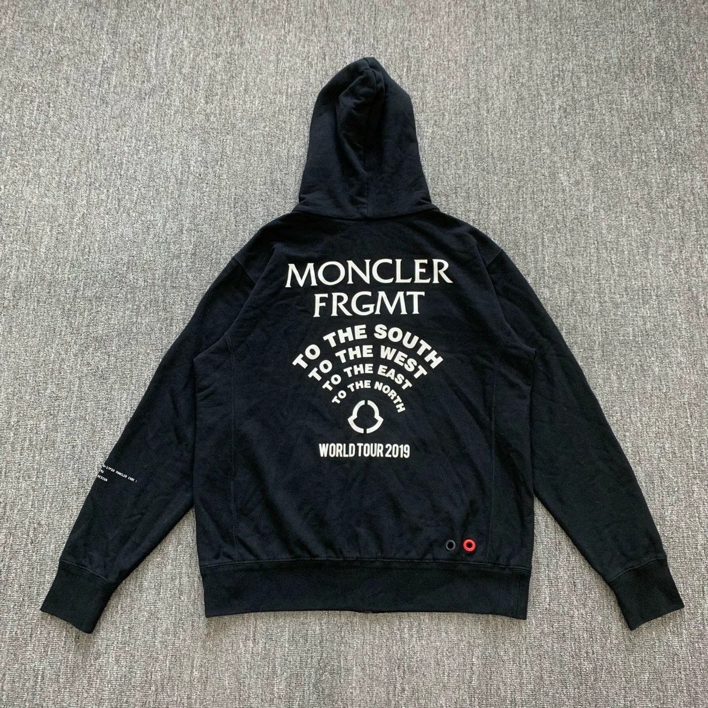 Moncler Genius moncler pharrell williams black logo hoodie Size US XXL / EU 58 / 5 - 2 Thumbnail