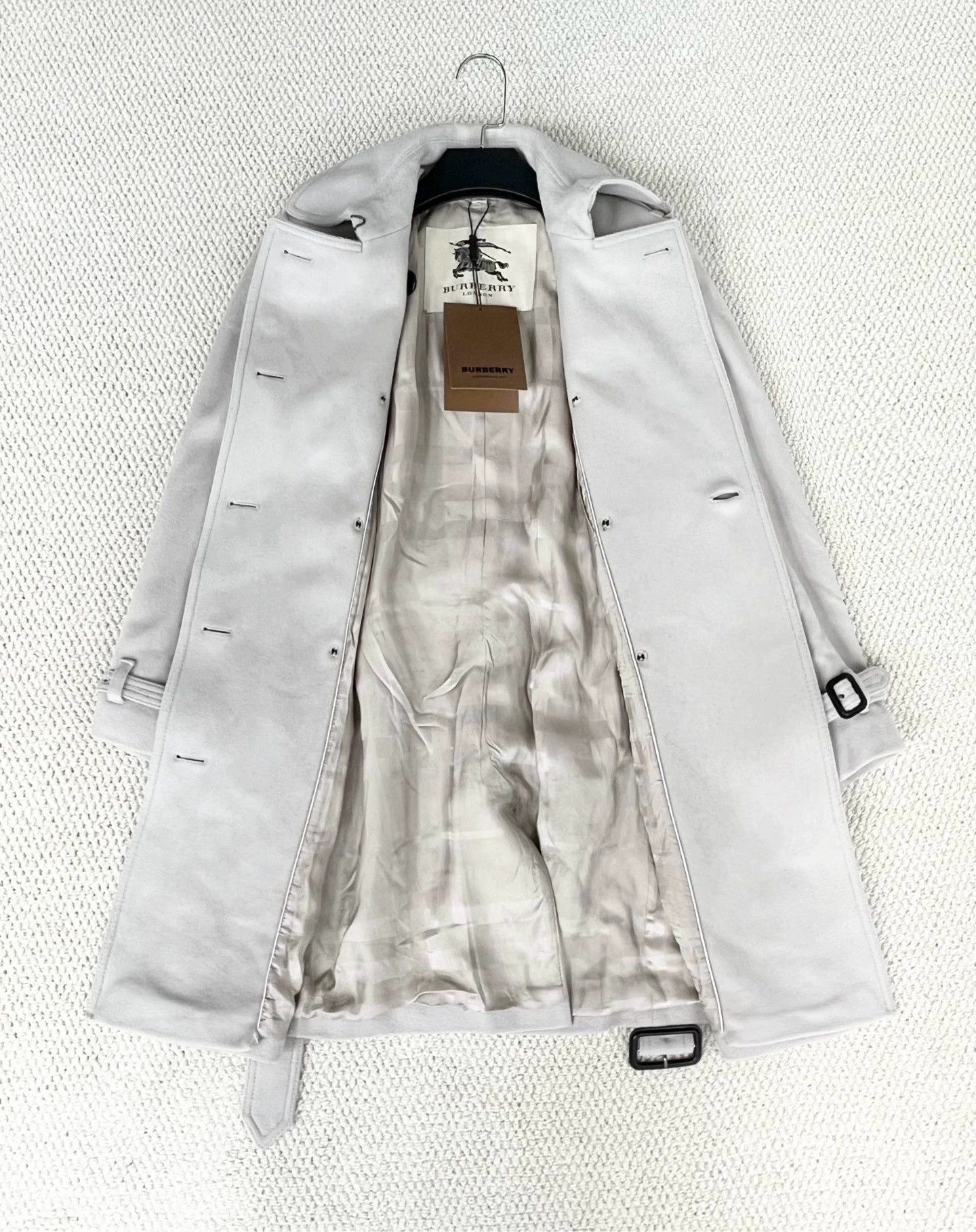 Burberry burberry beige cashmere blend double-breasted coat Size S / US 4 / IT 40 - 5 Thumbnail