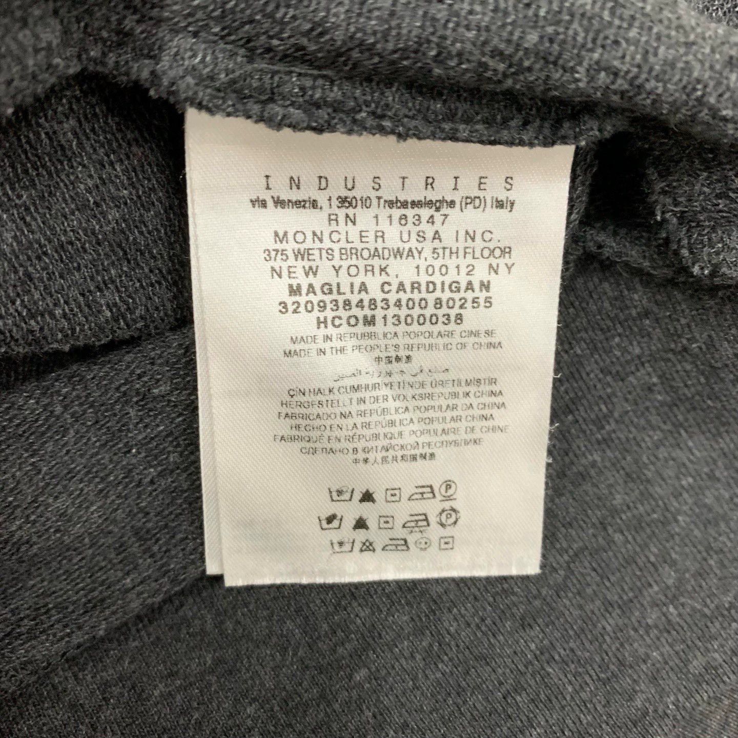 Moncler moncler gray zip-up hoodie with logo Size US M / EU 48-50 / 2 - 5 Thumbnail