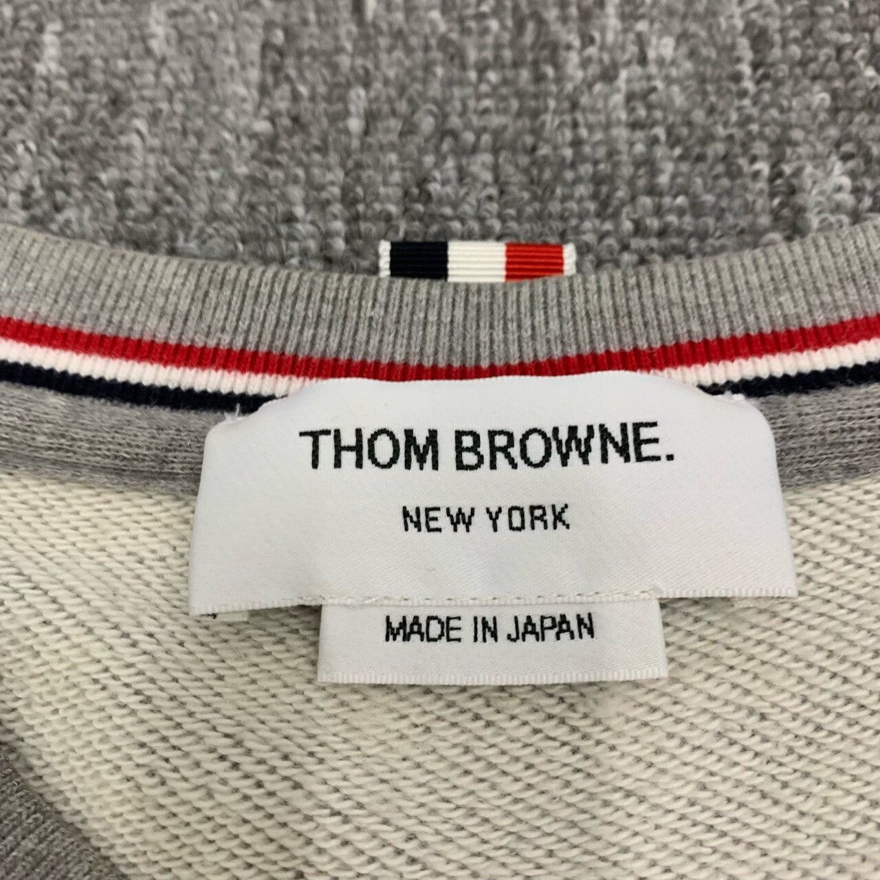 Thom Browne thom browne gray striped sweatshirt size 5 Size US M / EU 48-50 / 2 - 6 Thumbnail