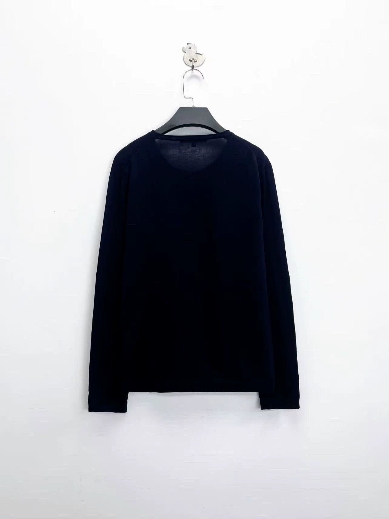 Gucci gucci navy long sleeve logo sweater for men Size US M / EU 48-50 / 2 - 2 Thumbnail