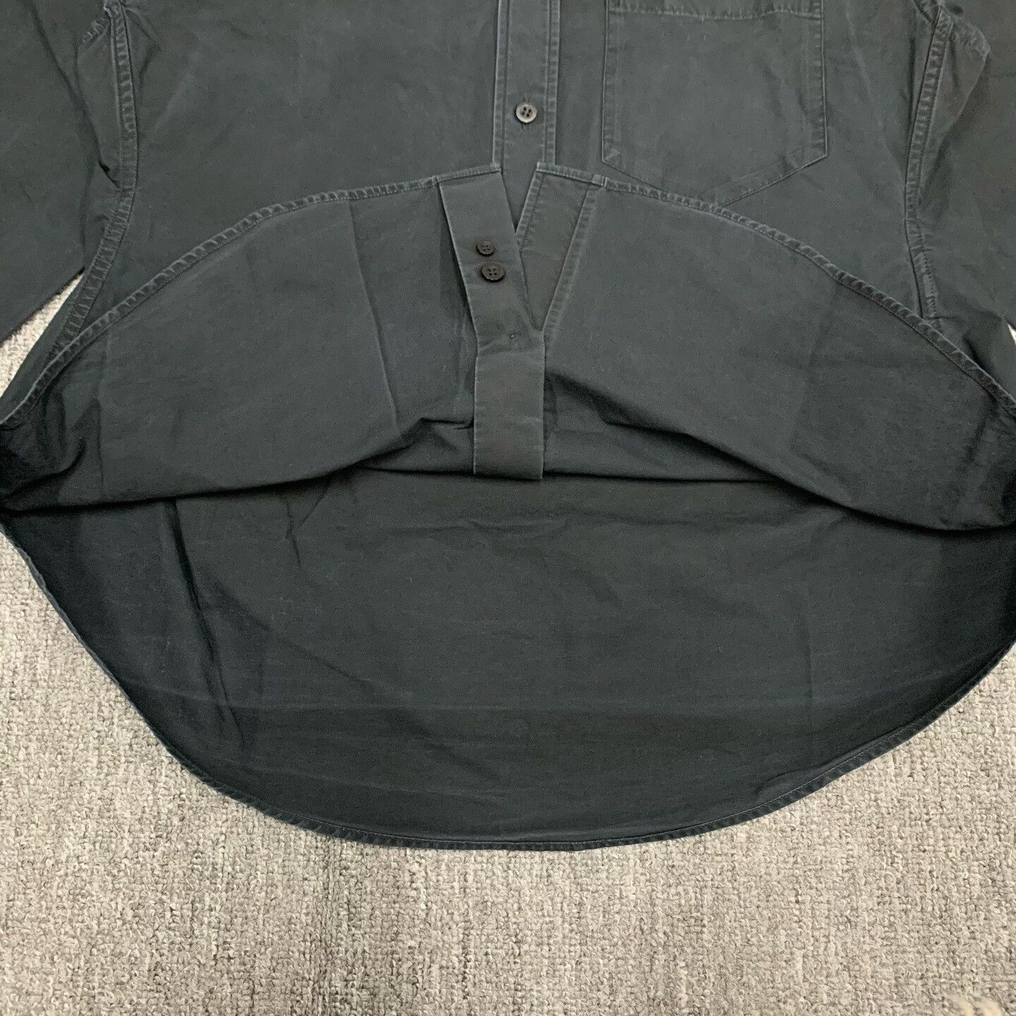 Balenciaga balenciaga black vintage washed shirt jacket Size US S / EU 44-46 / 1 - 8 Thumbnail