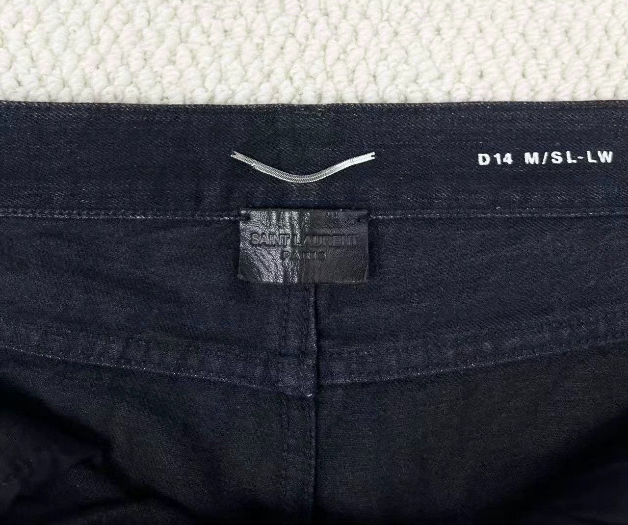 Saint Laurent Paris black straight-leg jeans with back pocket Size US 30 / EU 46 - 3 Thumbnail