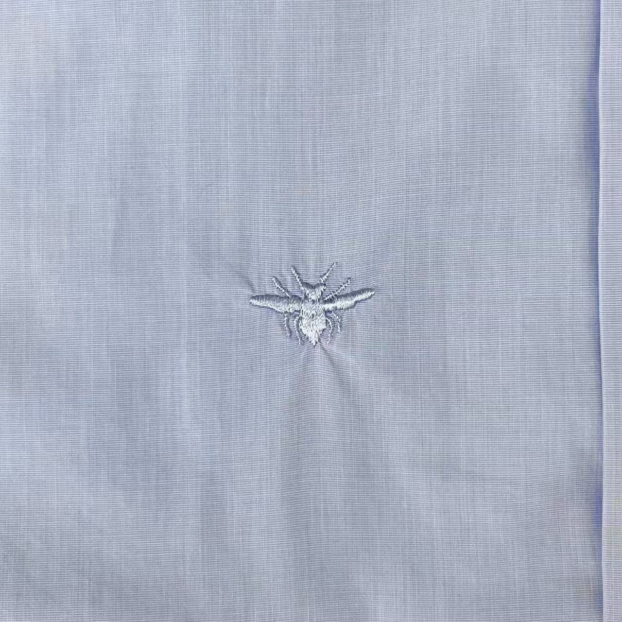 Dior dior light blue embroidered shirt jacket Size US M / EU 48-50 / 2 - 4 Thumbnail