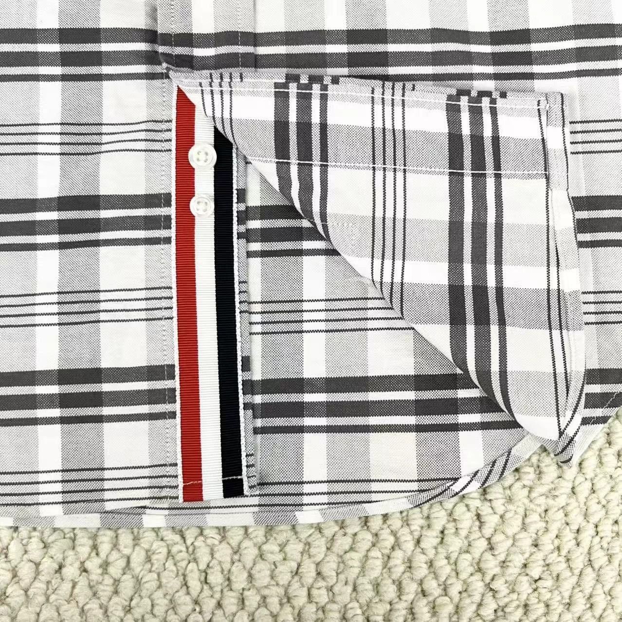 Thom Browne thom browne gray plaid shirt jacket Size US M / EU 48-50 / 2 - 5 Thumbnail