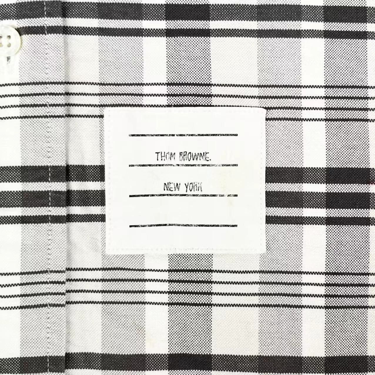 Thom Browne thom browne gray plaid shirt jacket Size US M / EU 48-50 / 2 - 4 Thumbnail