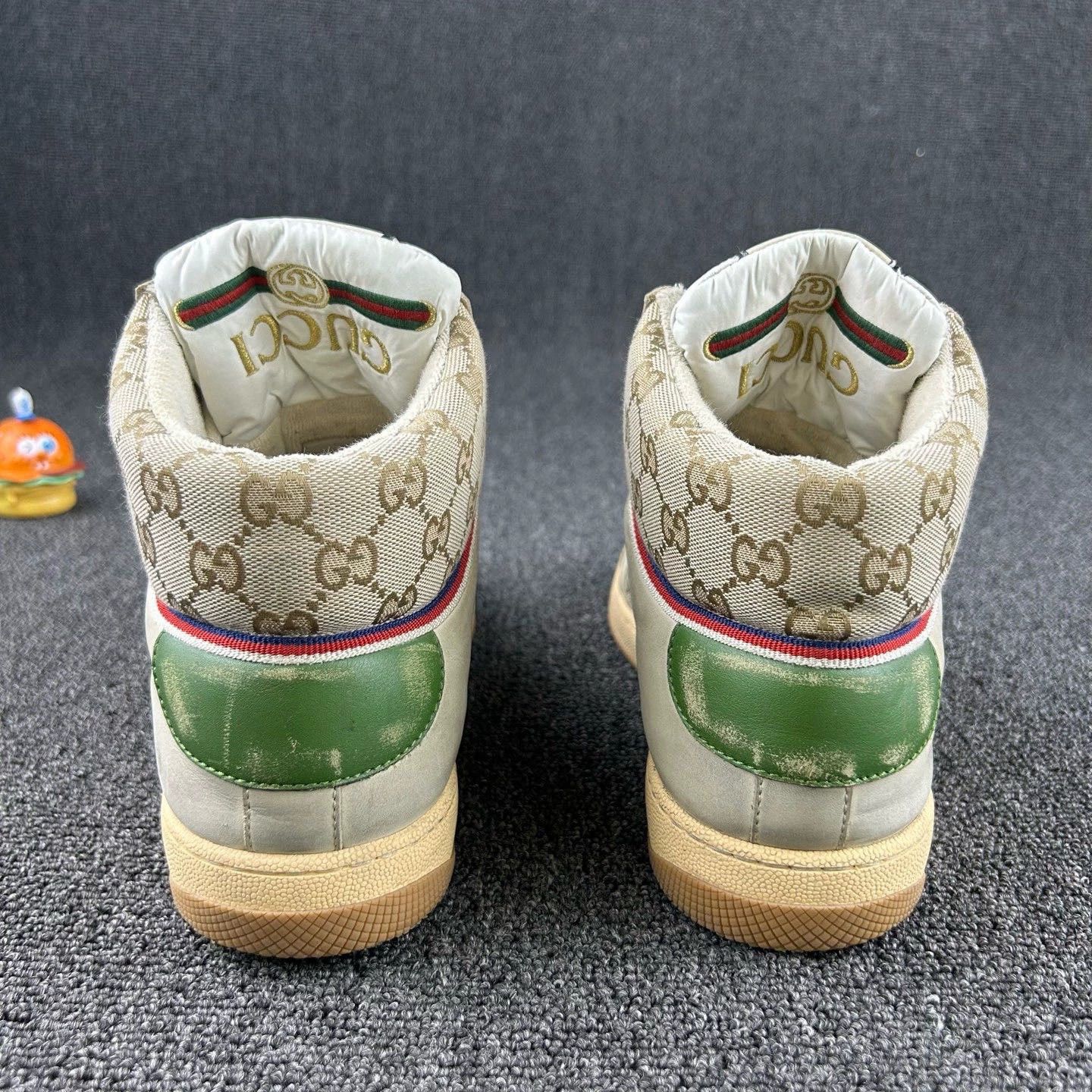 Gucci Gucci High-Top Double G Print Sneakers Size US 8 / EU 41 - 5 Thumbnail