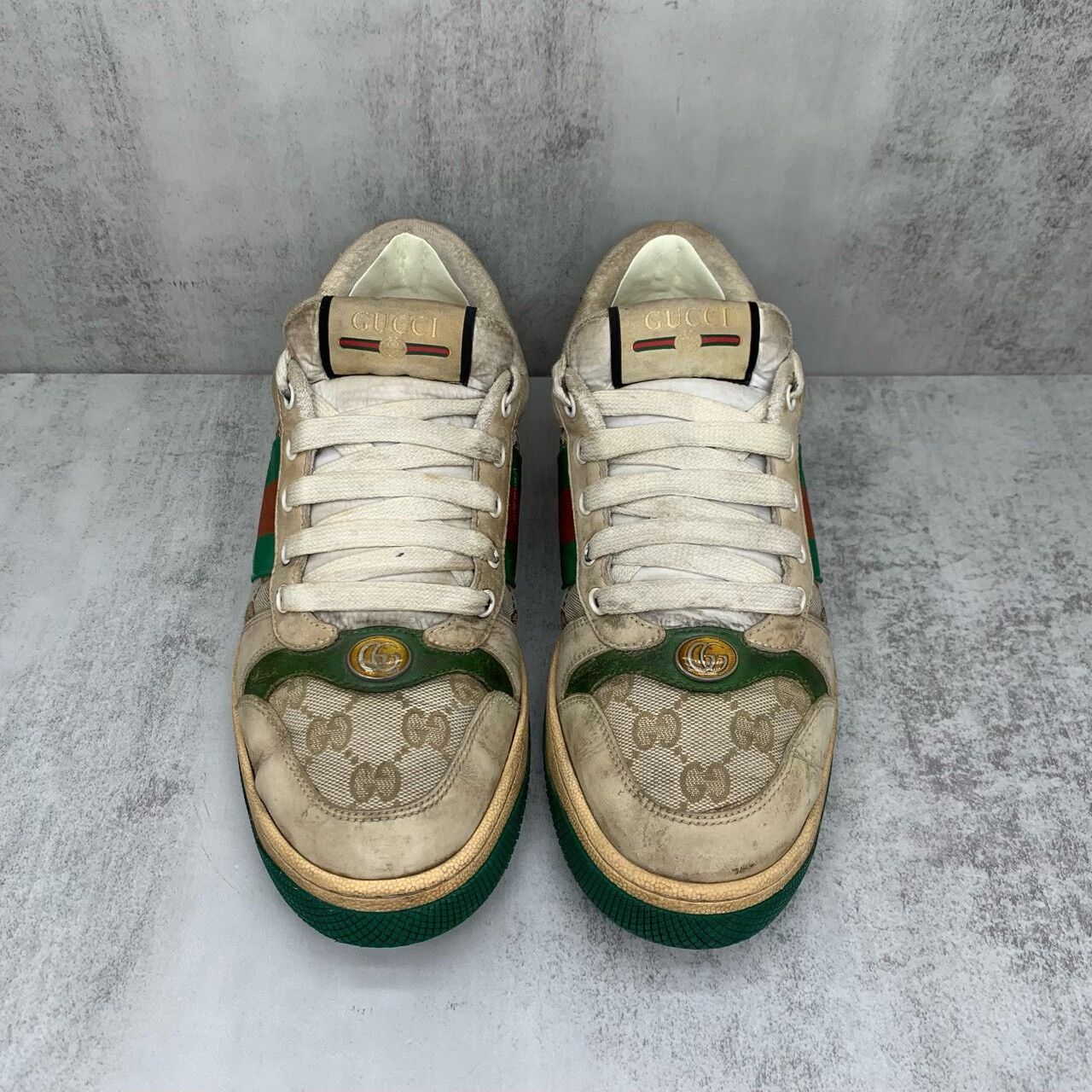 Gucci gucci green tail sneakers size 42 Size US 11 / EU 44 - 4 Thumbnail