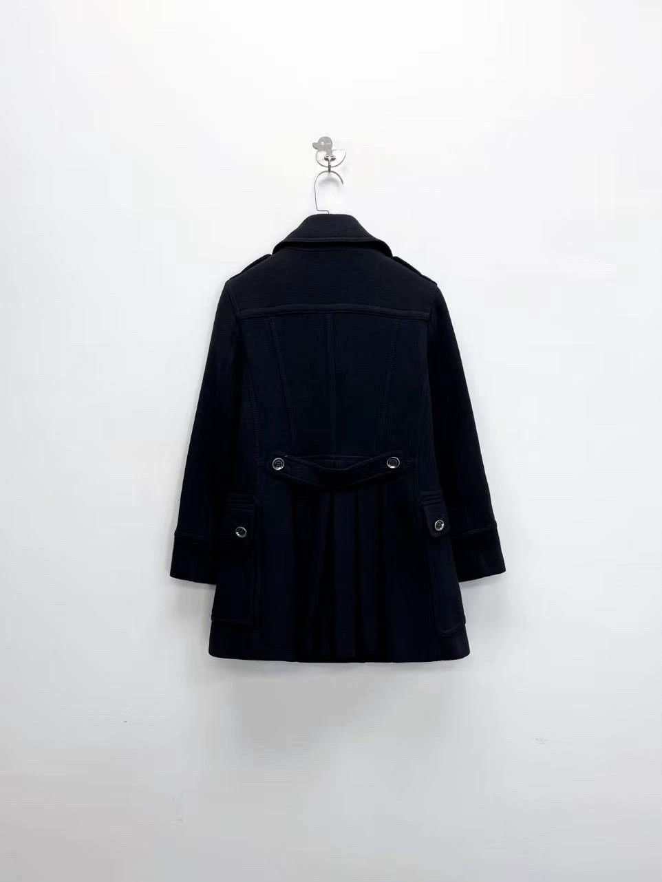 Burberry burberry navy double-breasted wool coat Size XS / US 0-2 / IT 36-38 - 2 Thumbnail