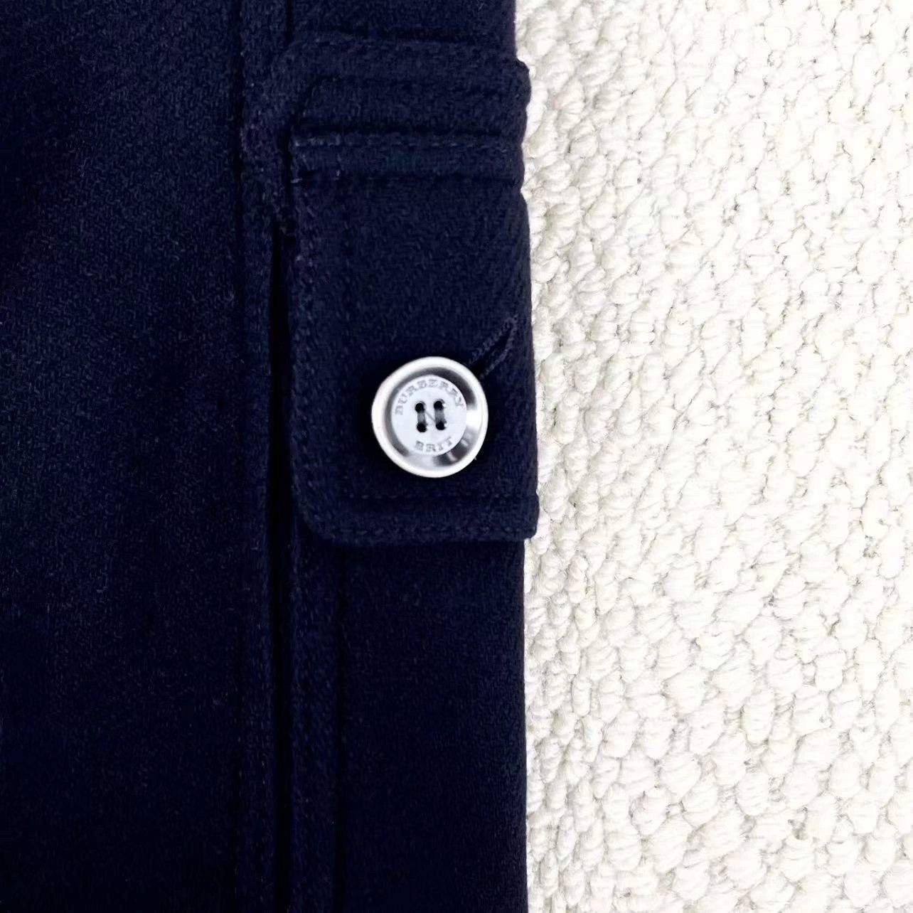 Burberry burberry navy double-breasted wool coat Size XS / US 0-2 / IT 36-38 - 4 Thumbnail