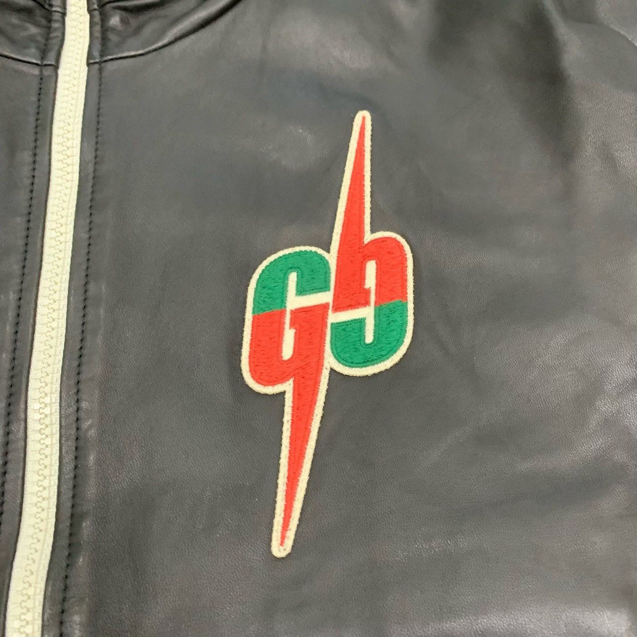 Gucci gucci double g logo leather jacket Size US M / EU 48-50 / 2 - 7 Thumbnail