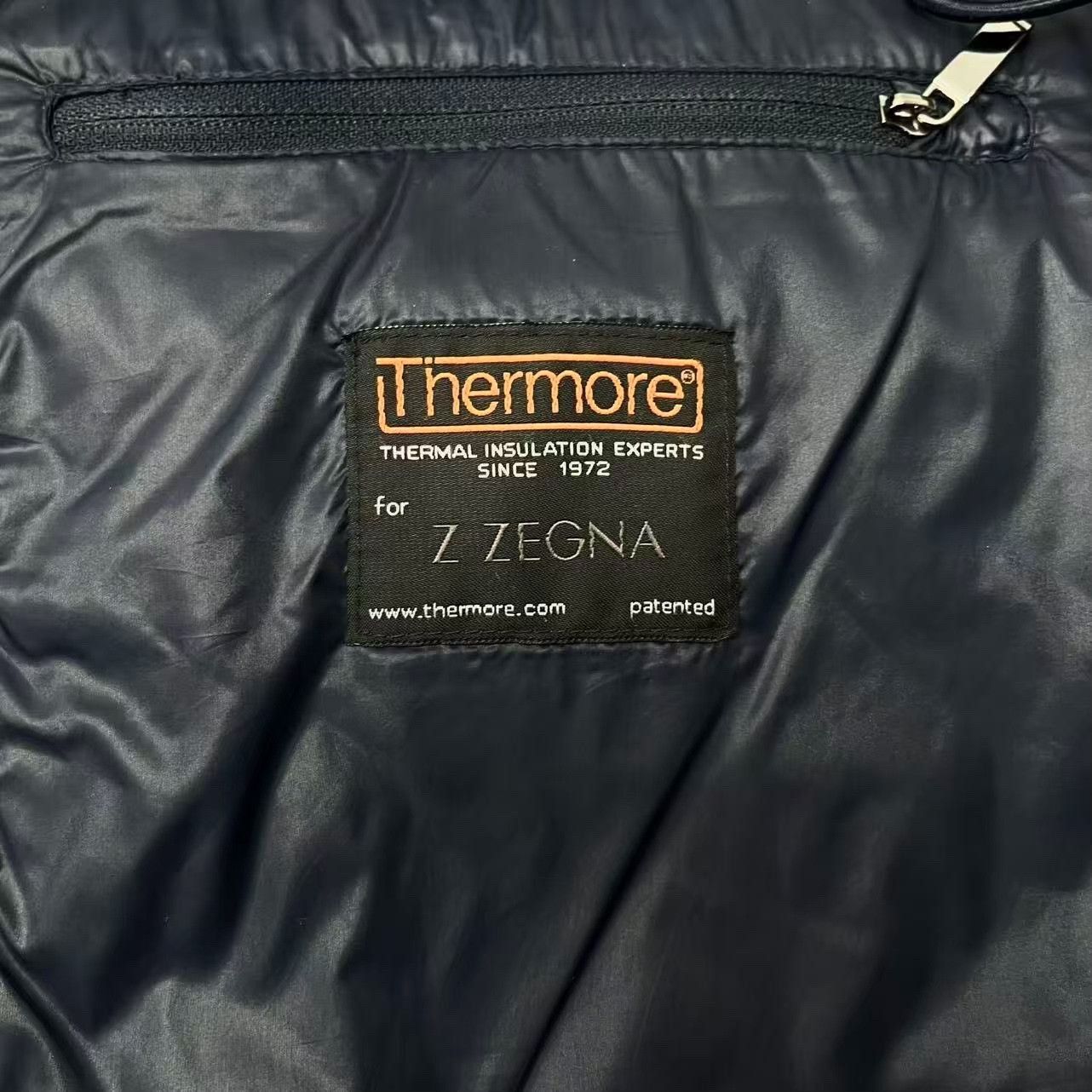 Ermenegildo Zegna ermenegildo zegna navy cotton jacket with pockets Size US S / EU 44-46 / 1 - 5 Thumbnail