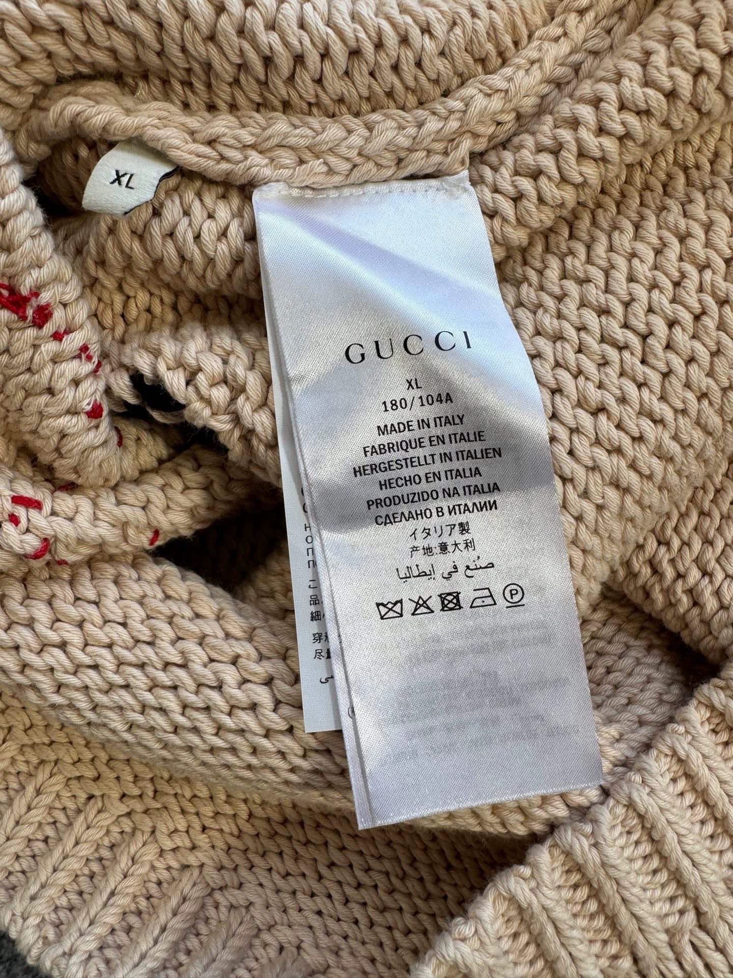 Gucci gucci animal embroidered knit sweater Size US XL / EU 56 / 4 - 4 Thumbnail