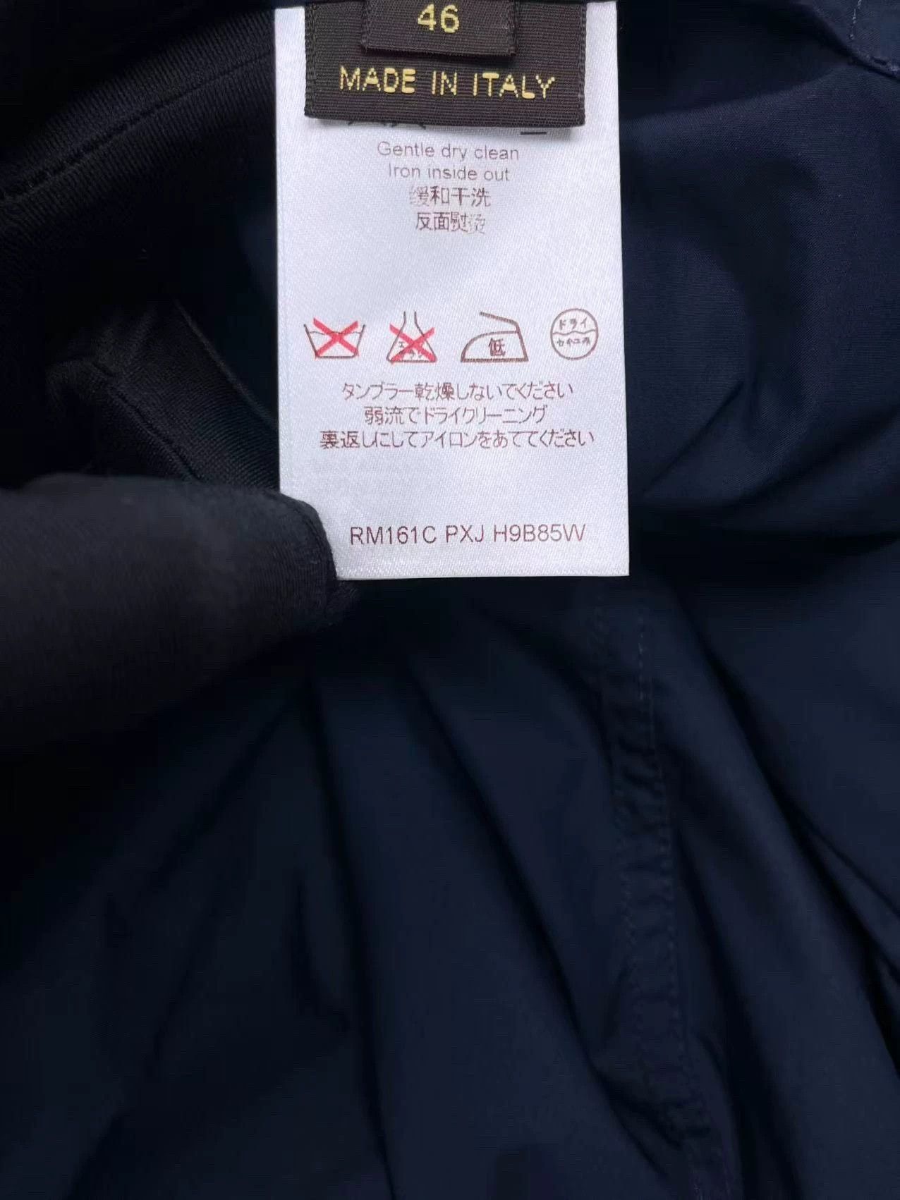 Louis Vuitton Louis Vuitton Deep Blue Logo Hooded Jacket Size US L / EU 52-54 / 3 - 6 Thumbnail