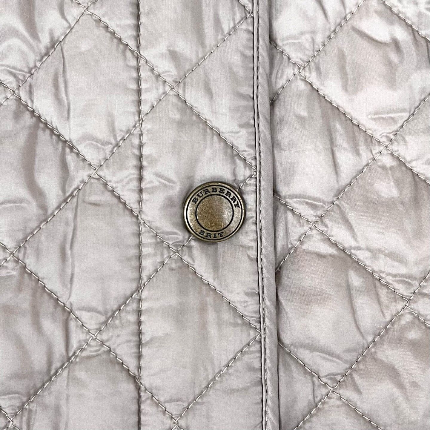 Burberry burberry khaki quilted nylon jacket size s Size S / US 4 / IT 40 - 6 Thumbnail