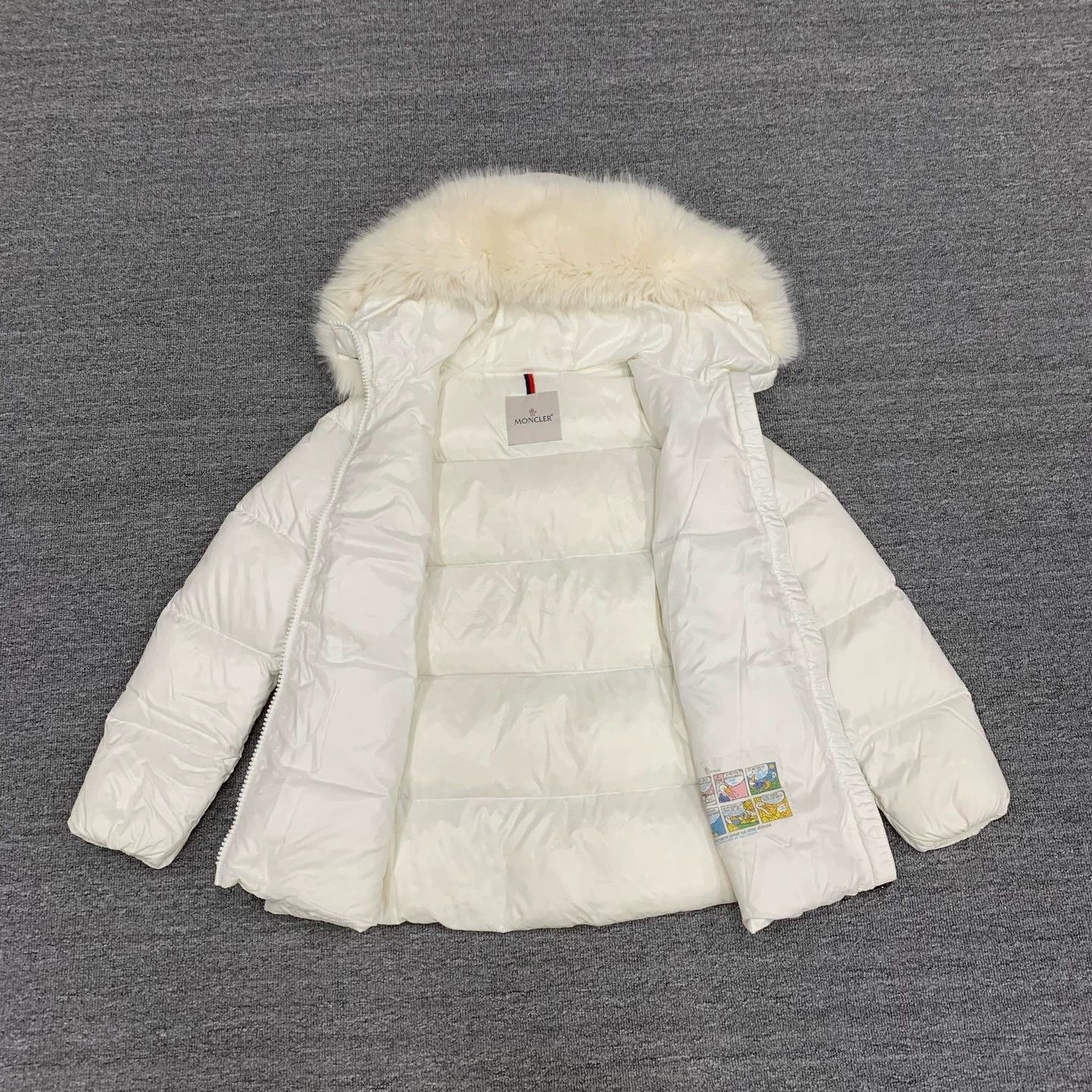 Moncler Moncler Laiche White Fur Collar Down Jacket Size S / US 4 / IT 40 - 9 Thumbnail