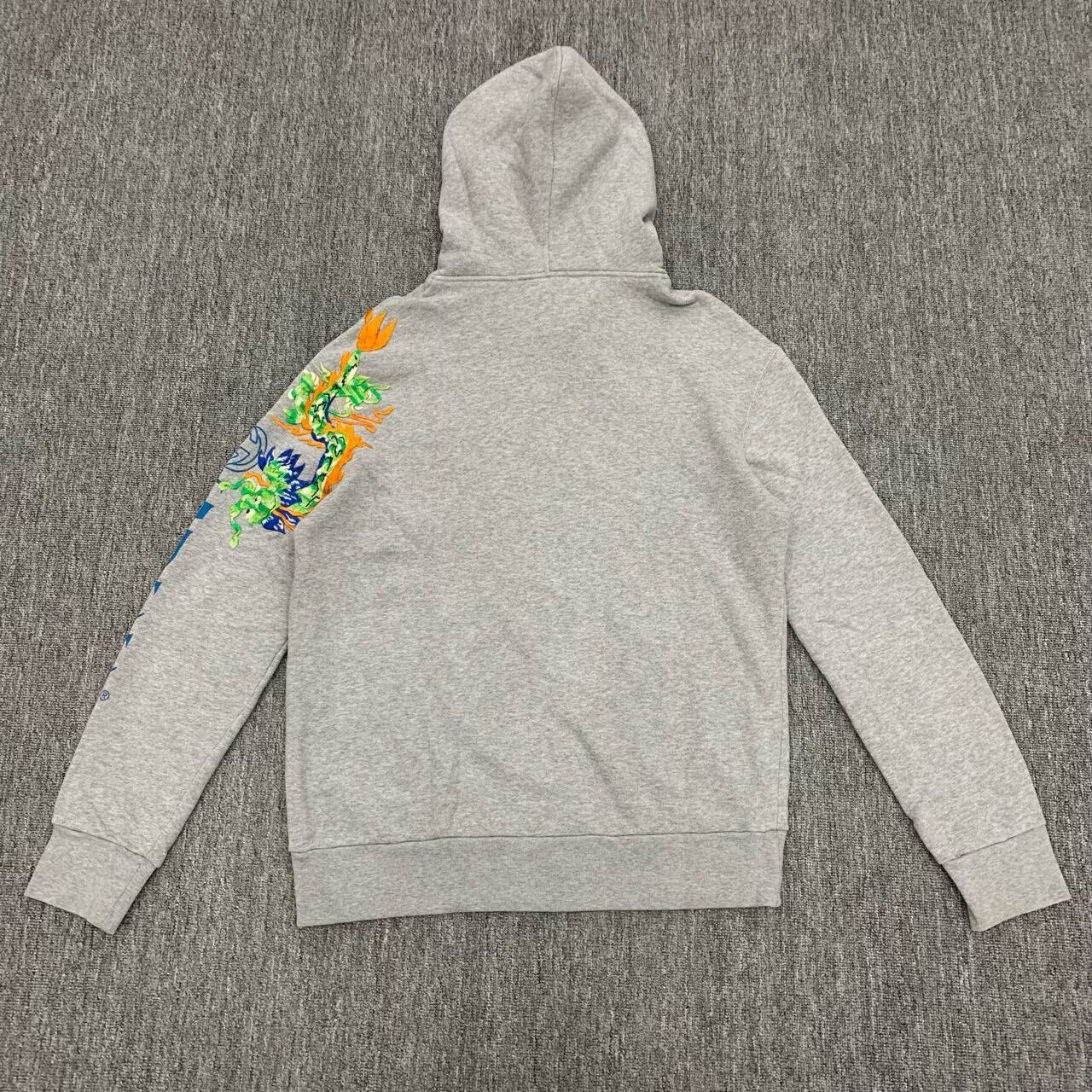 Gucci gucci gray hoodie with logo design Size US M / EU 48-50 / 2 - 2 Thumbnail