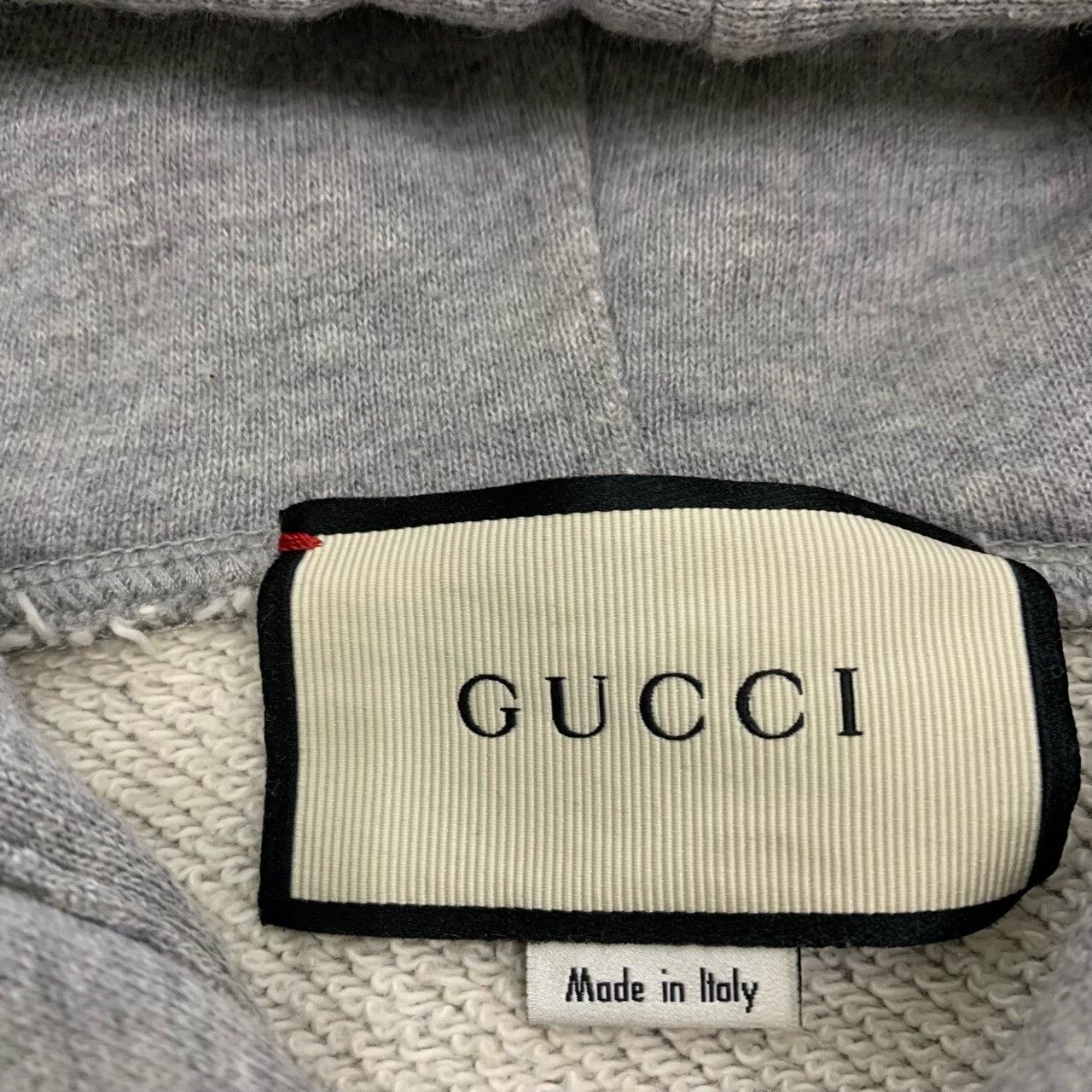 Gucci gucci gray hoodie with logo design Size US M / EU 48-50 / 2 - 6 Thumbnail