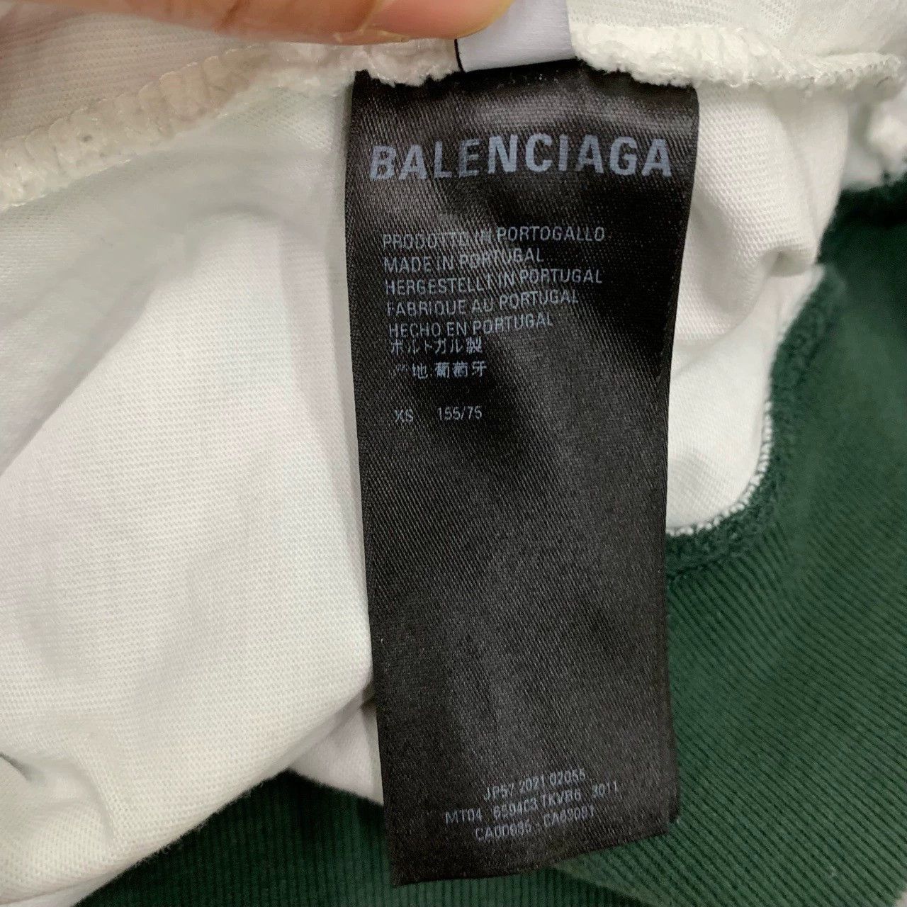 Balenciaga balenciaga green distressed hoodie for sale Size US XS / EU 42 / 0 - 7 Thumbnail