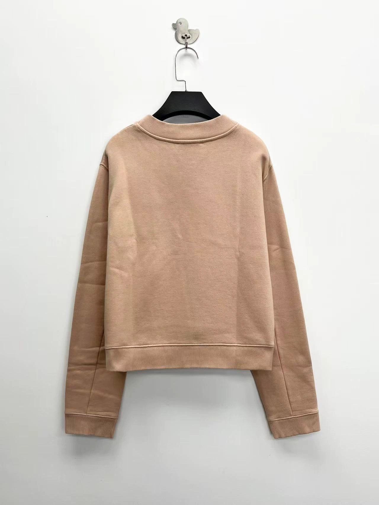 Acne Studios pink geometric logo cropped sweatshirt Size S / US 4 / IT 40 - 2 Thumbnail