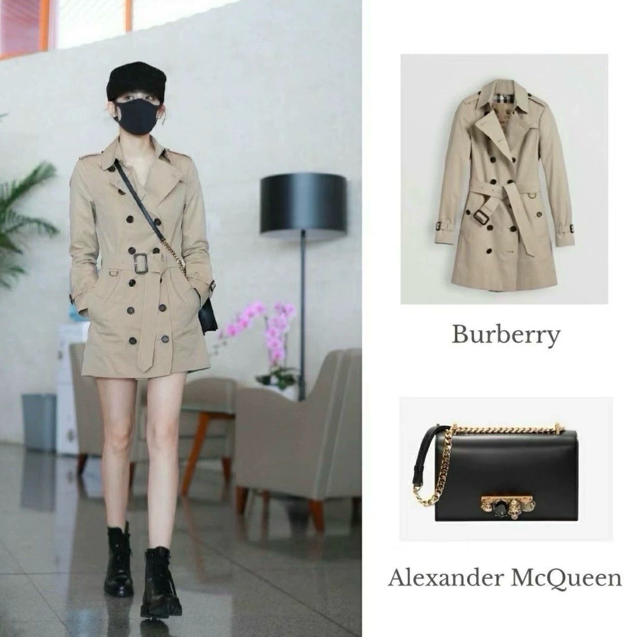 Burberry beige double-breasted trench coat by Burberry Size XS / US 0-2 / IT 36-38 - 8 Thumbnail