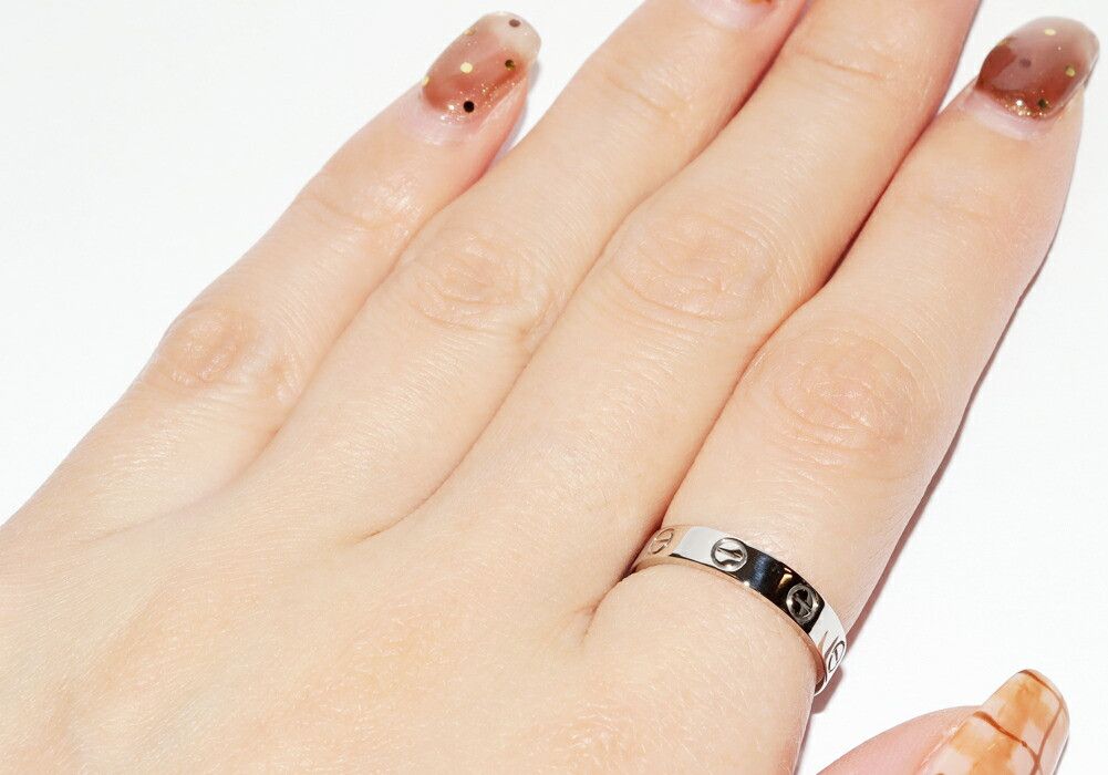 Cartier Cartier Cartier Love Ring Pt950 Ring Size 52 Metal Ring B40853 DUTY FREE for USA Size ONE SIZE - 6 Thumbnail