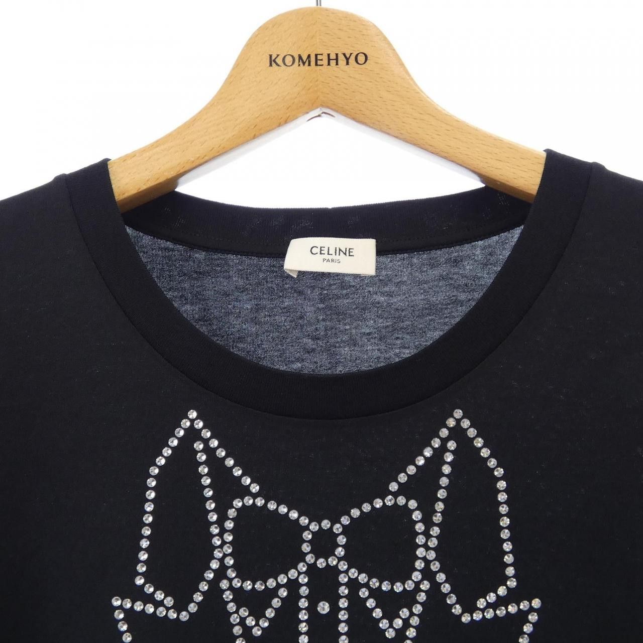 Celine Celine Celine T-shirt Cotton T-Shirts 2X98H671Q DUTY FREE for USA Size ONE SIZE - 5 Thumbnail
