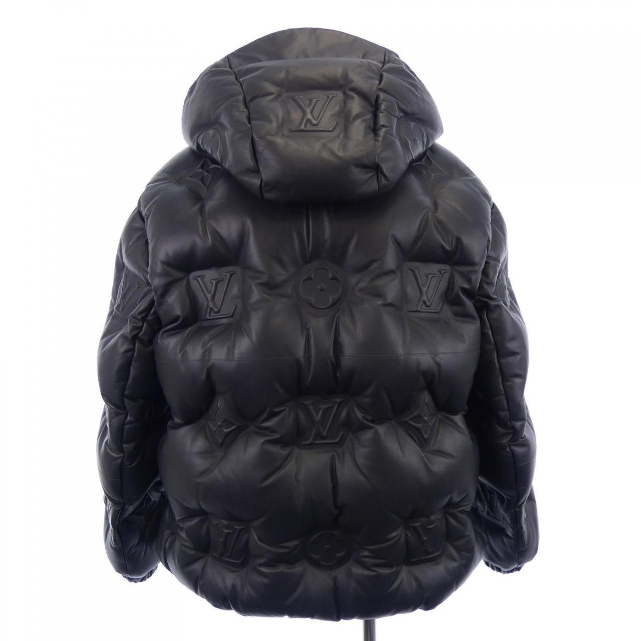 Louis Vuitton Louis Vuitton Louis Vuitton Monogram Lamb Down Jacket Leather Outerwear HOL15ETV8 DUTY FREE for USA Size ONE SIZE - 2 Thumbnail