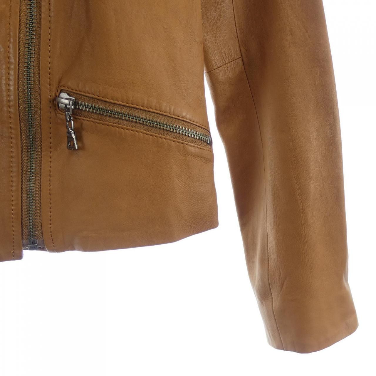 Other ICB Leather Riders Jacket Leather Outerwear DUTY FREE for USA