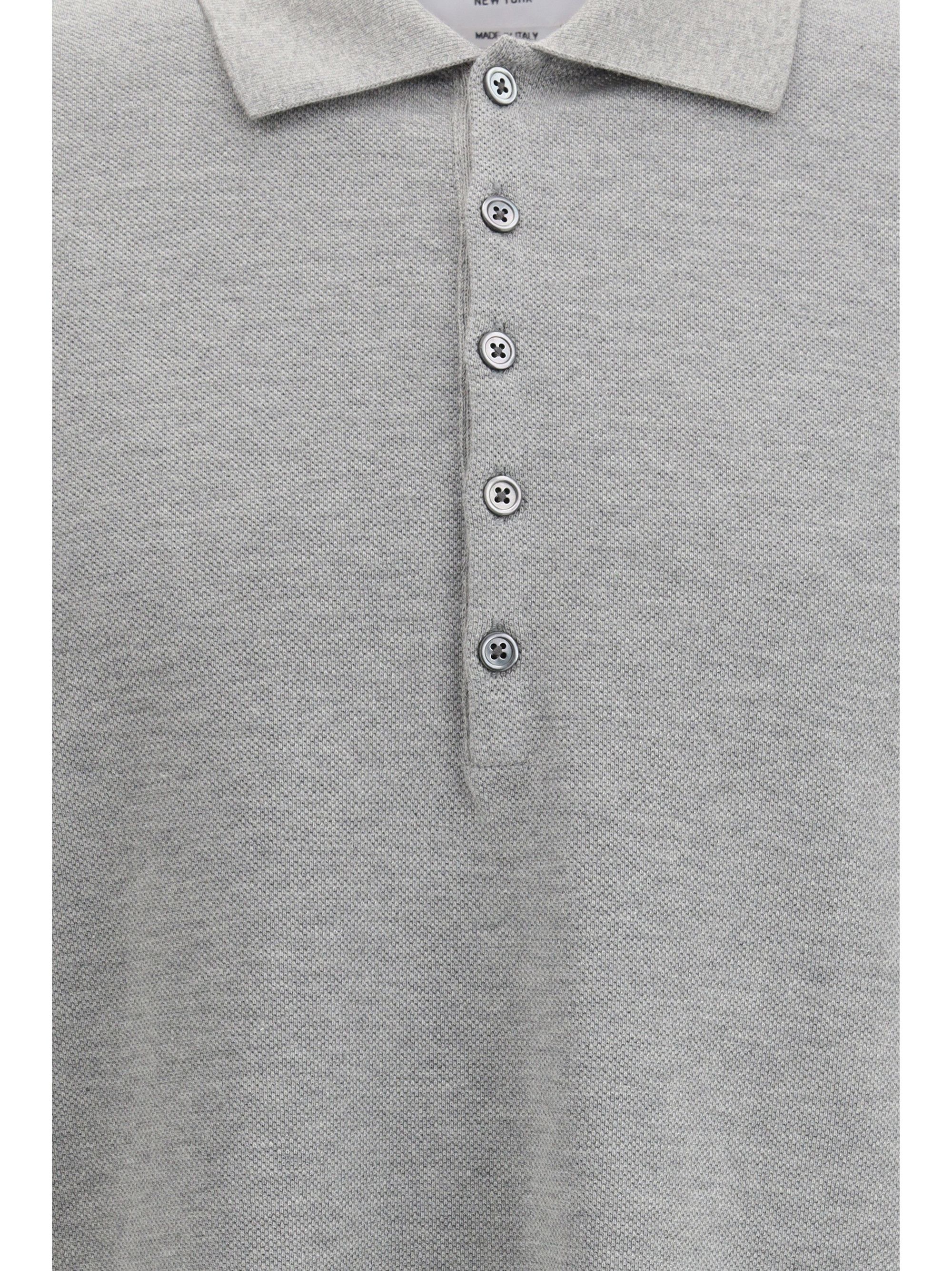 Thom Browne Polo Shirt whit iconic bands Size US L / EU 52-54 / 3 - 3 Thumbnail